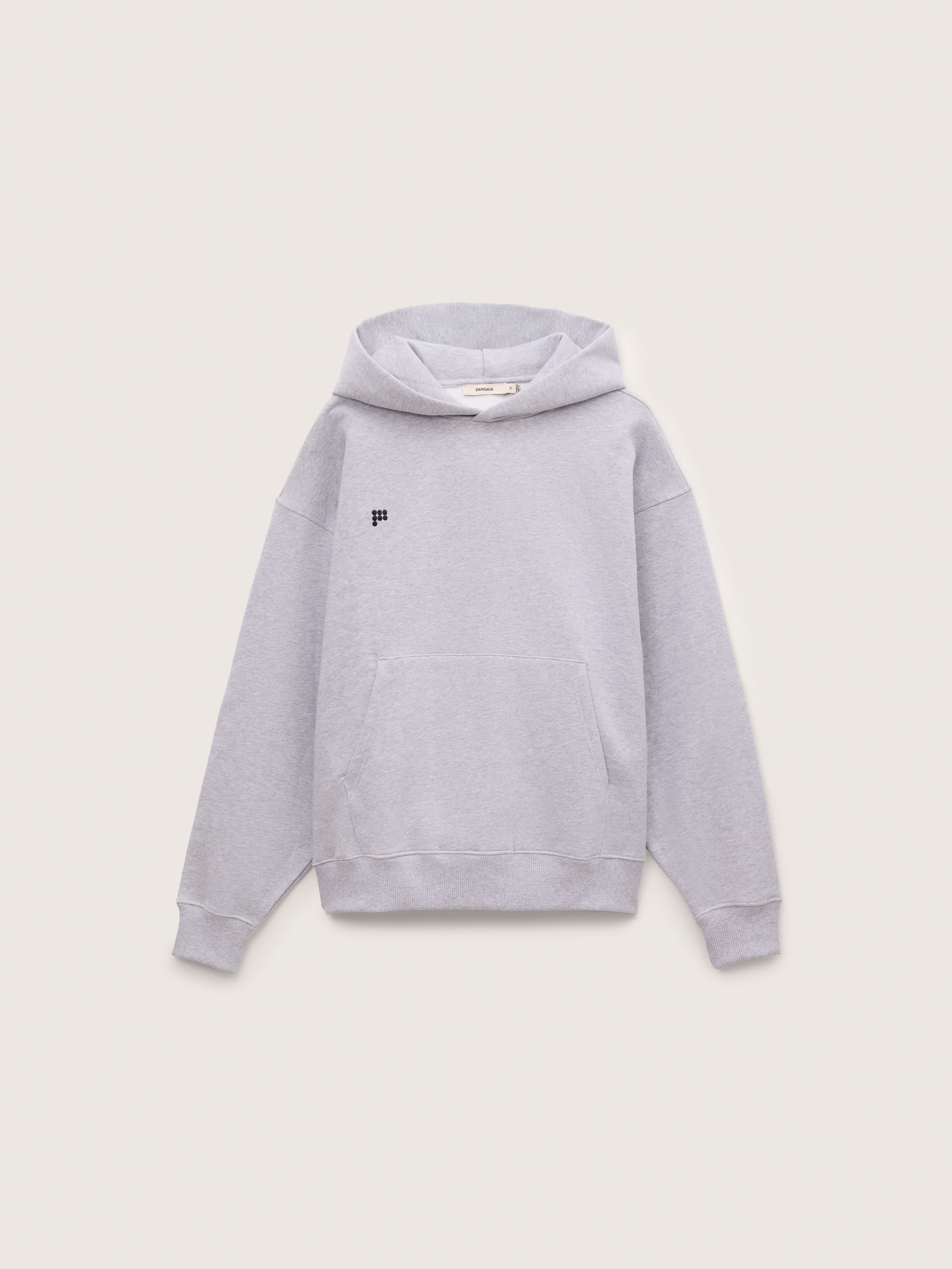 Mens Heavyweight Hoodie and Straight Leg Track Pants Set—Grey Marl