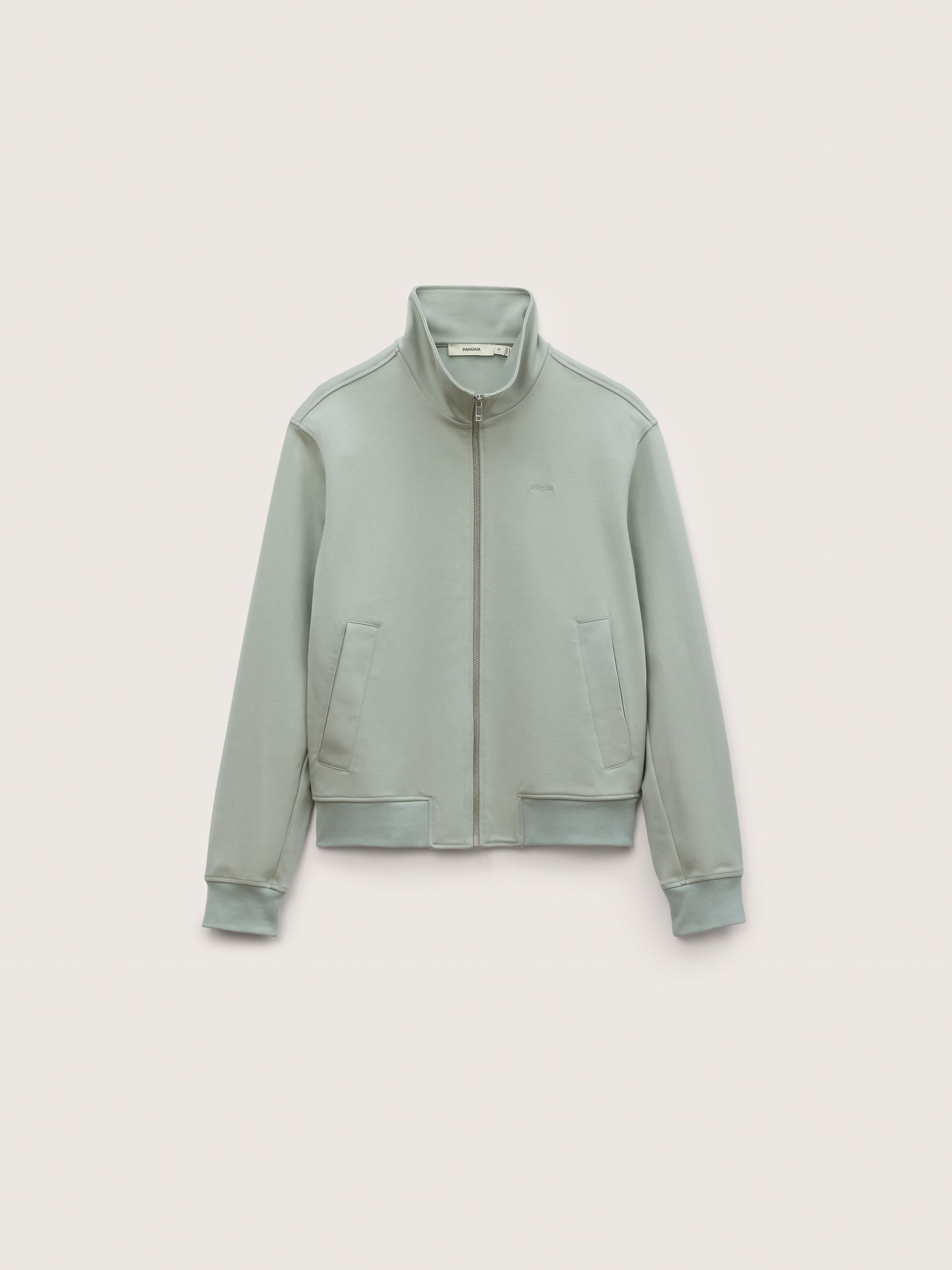 Mens Heavyweight Interlock Jacket—Silent Stone