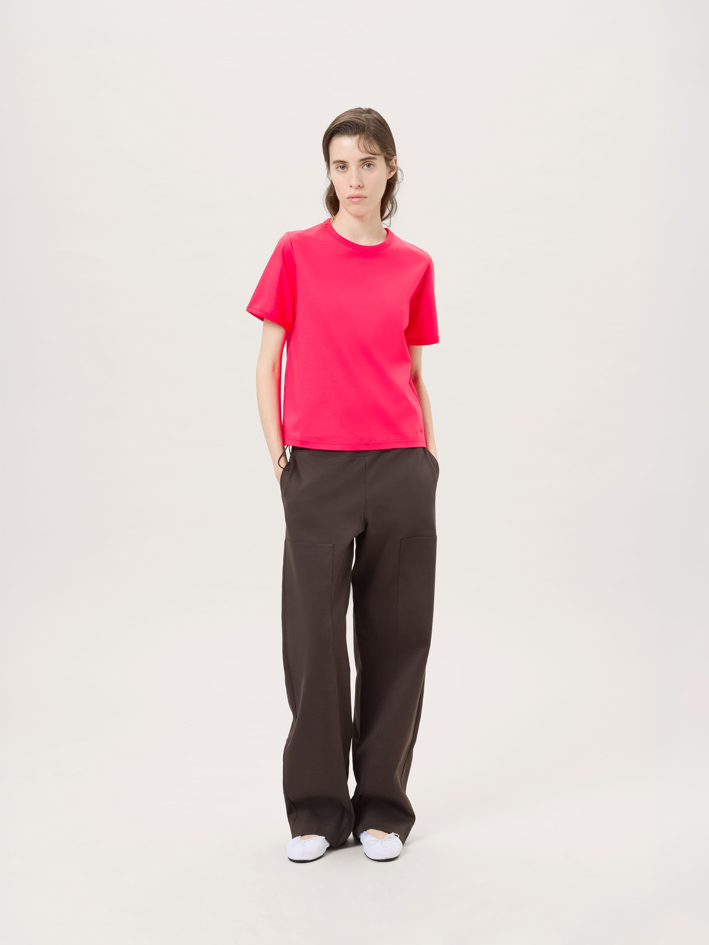Womens Heavyweight Interlock Trousers—Obsidian Core
