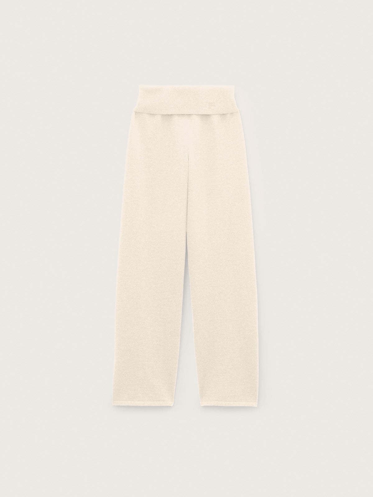 Womens Merino Wool Straight Leg Trousers—Soft Void