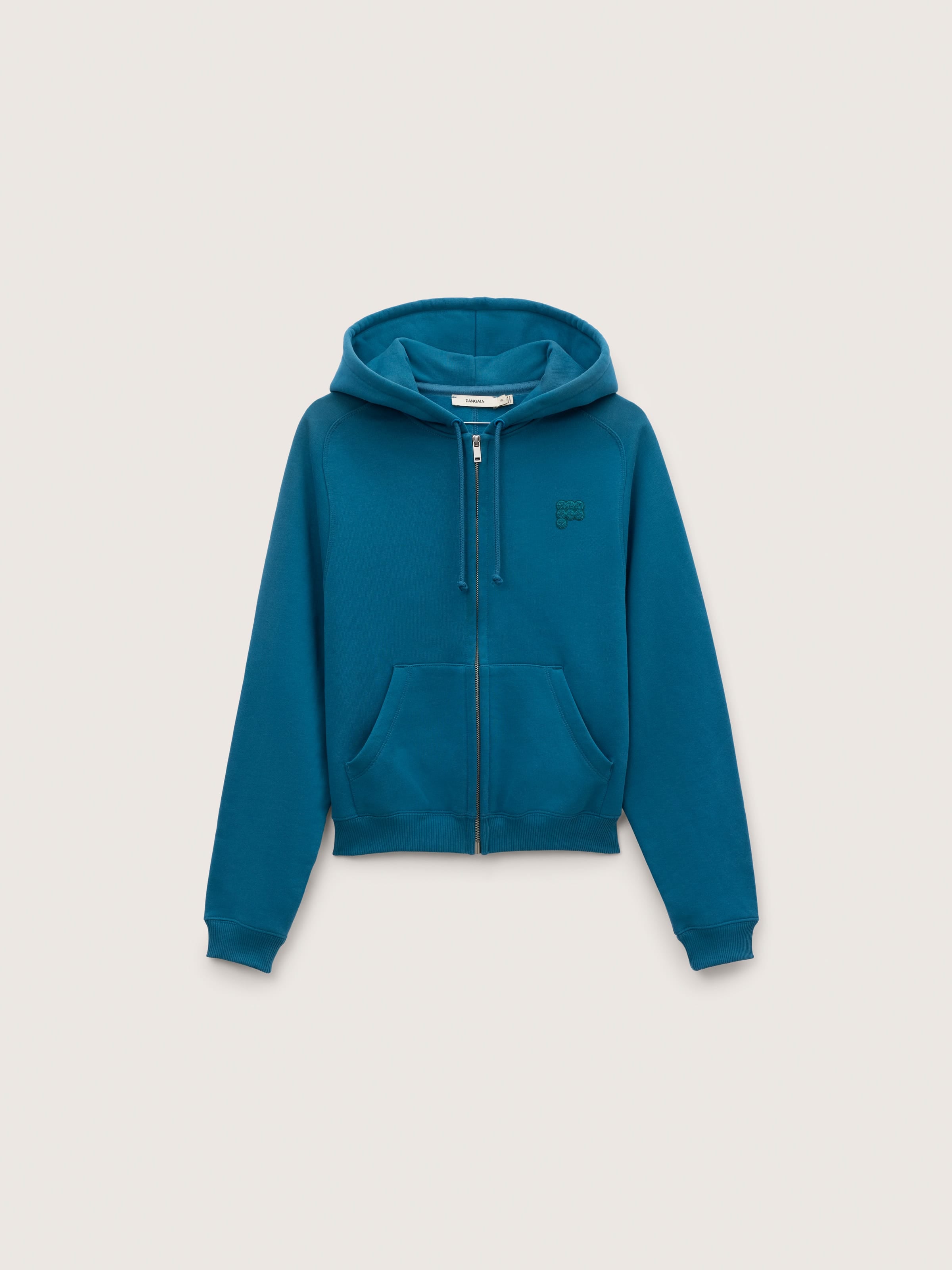 Womens Heavyweight Drawstring Zip Up Hoodie—Crimson Echo