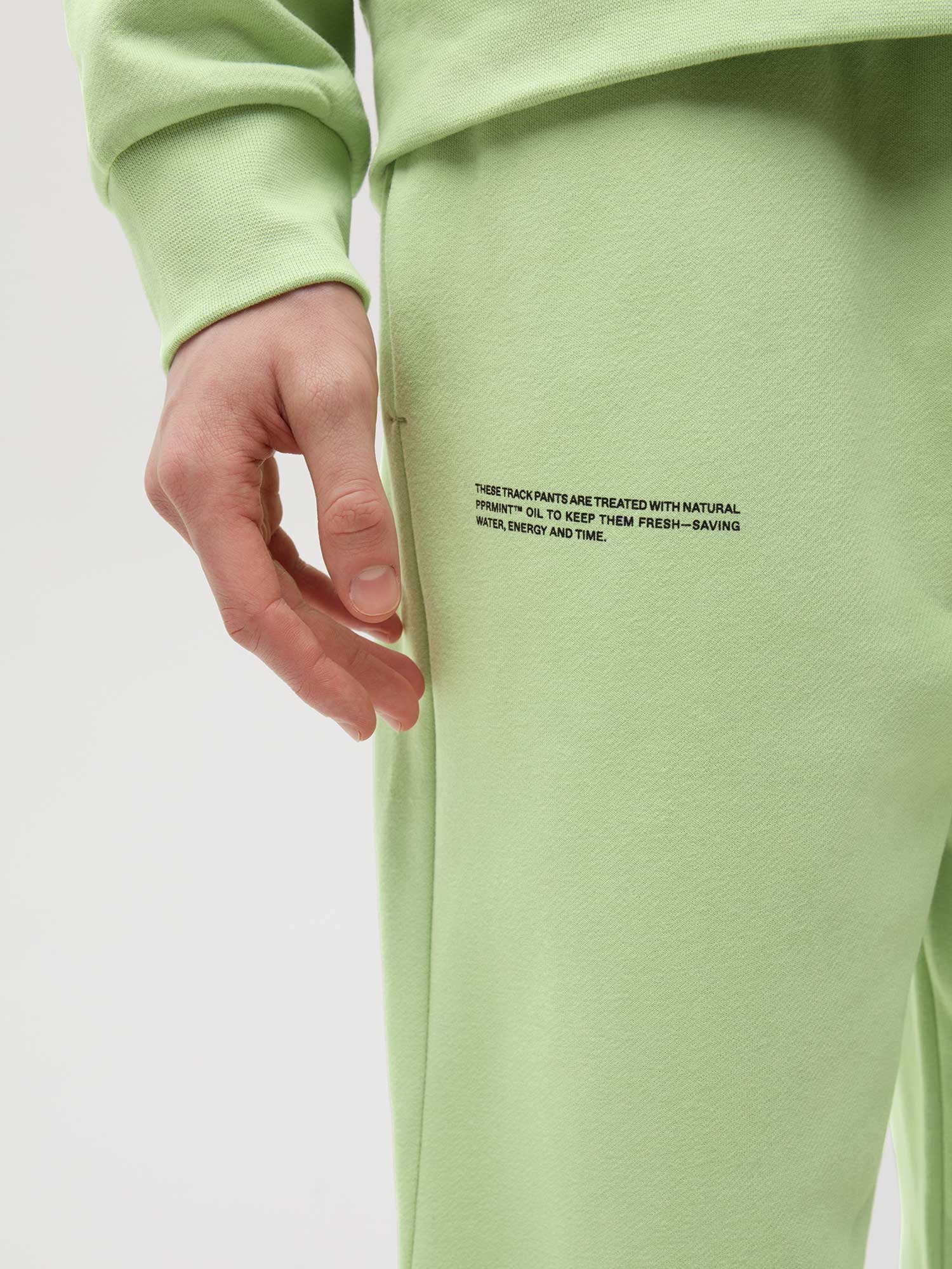 Organic Cotton Track Pants Pistachio Male