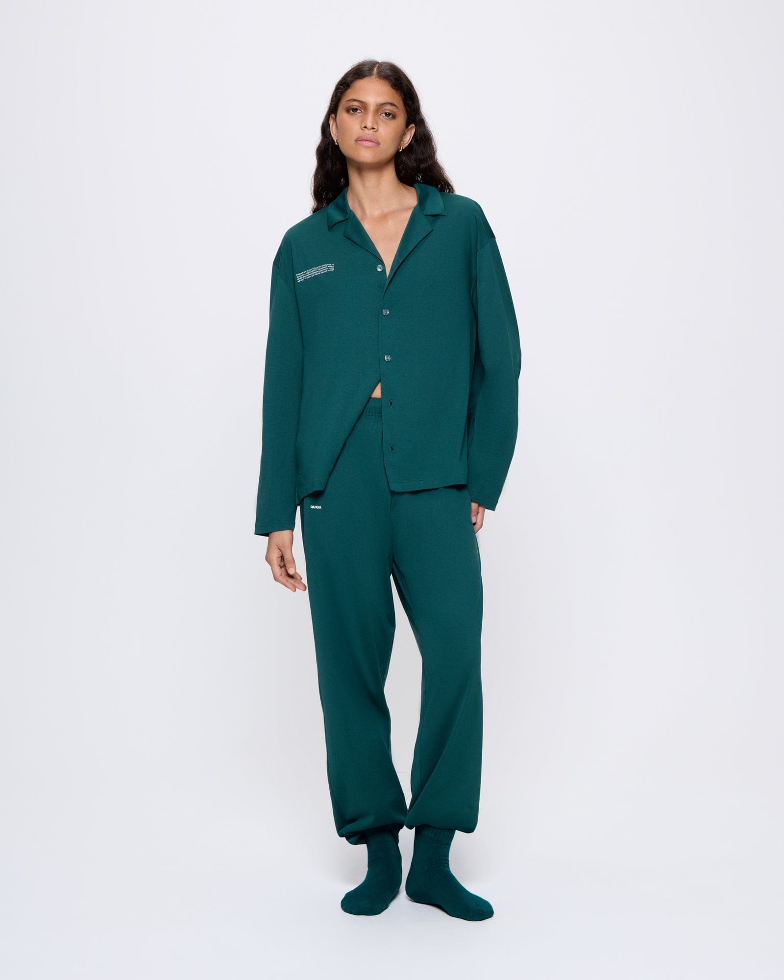365_LIGHTWEIGHT_PYJAMA-SHIRT_FOLIAGE-GREEN_WOMENS_LEAD