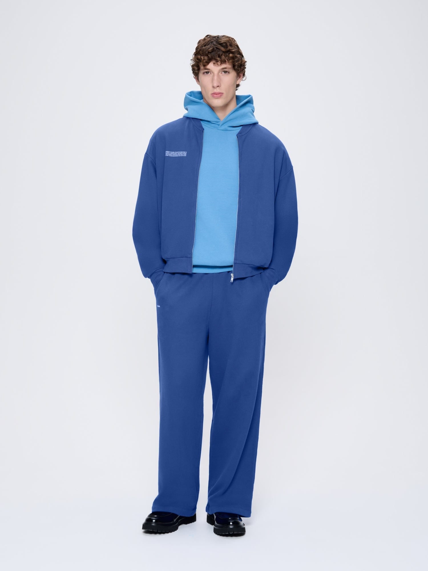 Mens 365 Midweight Bomber Jacket—Gaia Blue