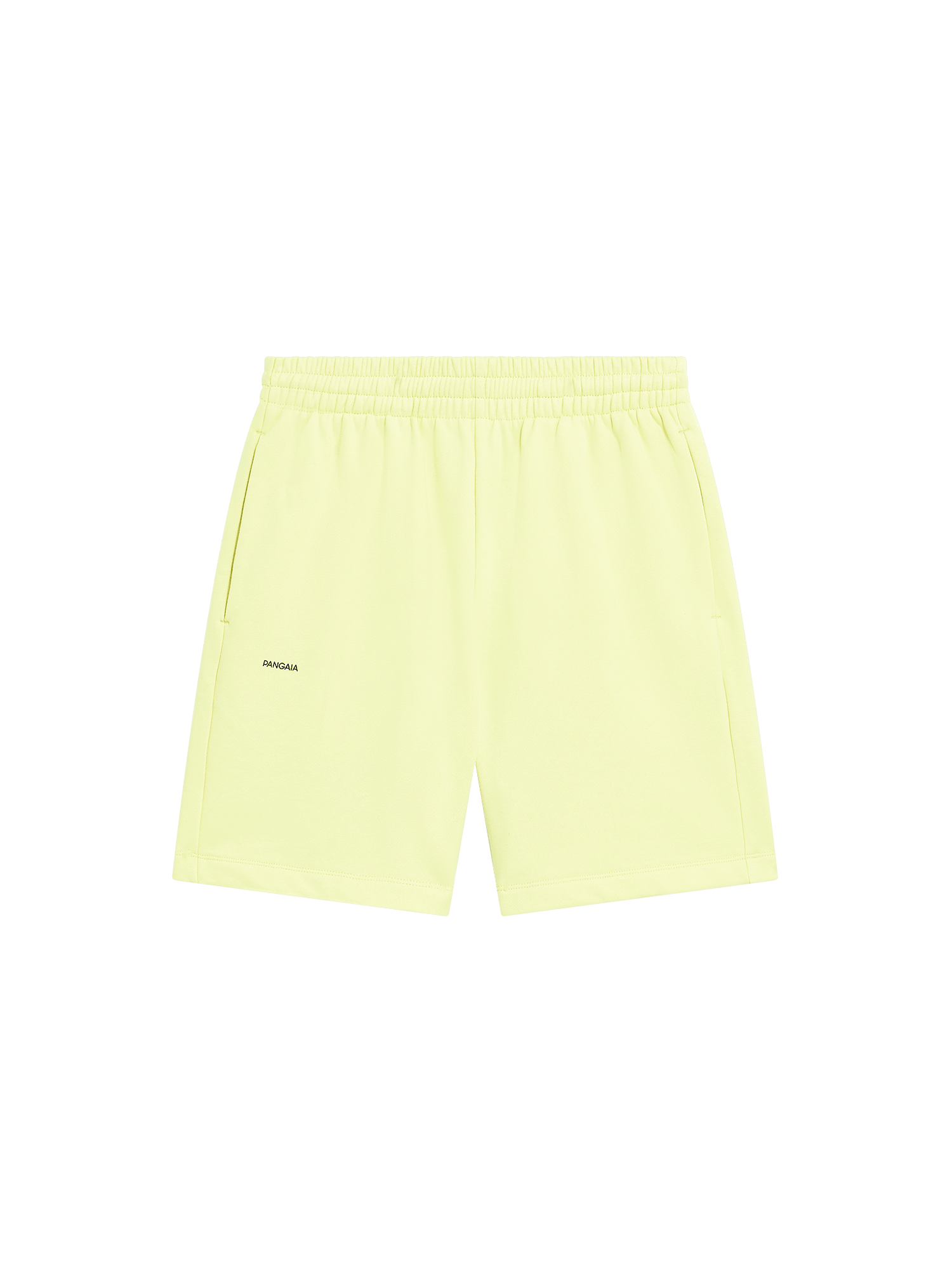 Womens 365 Midweight Mid Length Shorts—Soft Lime