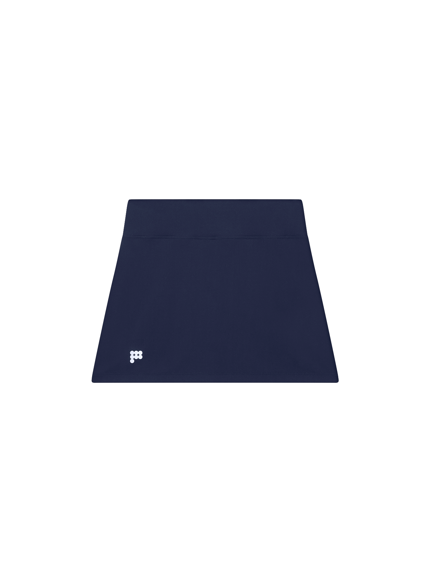 Womens Court Side Skort—Granite Navy