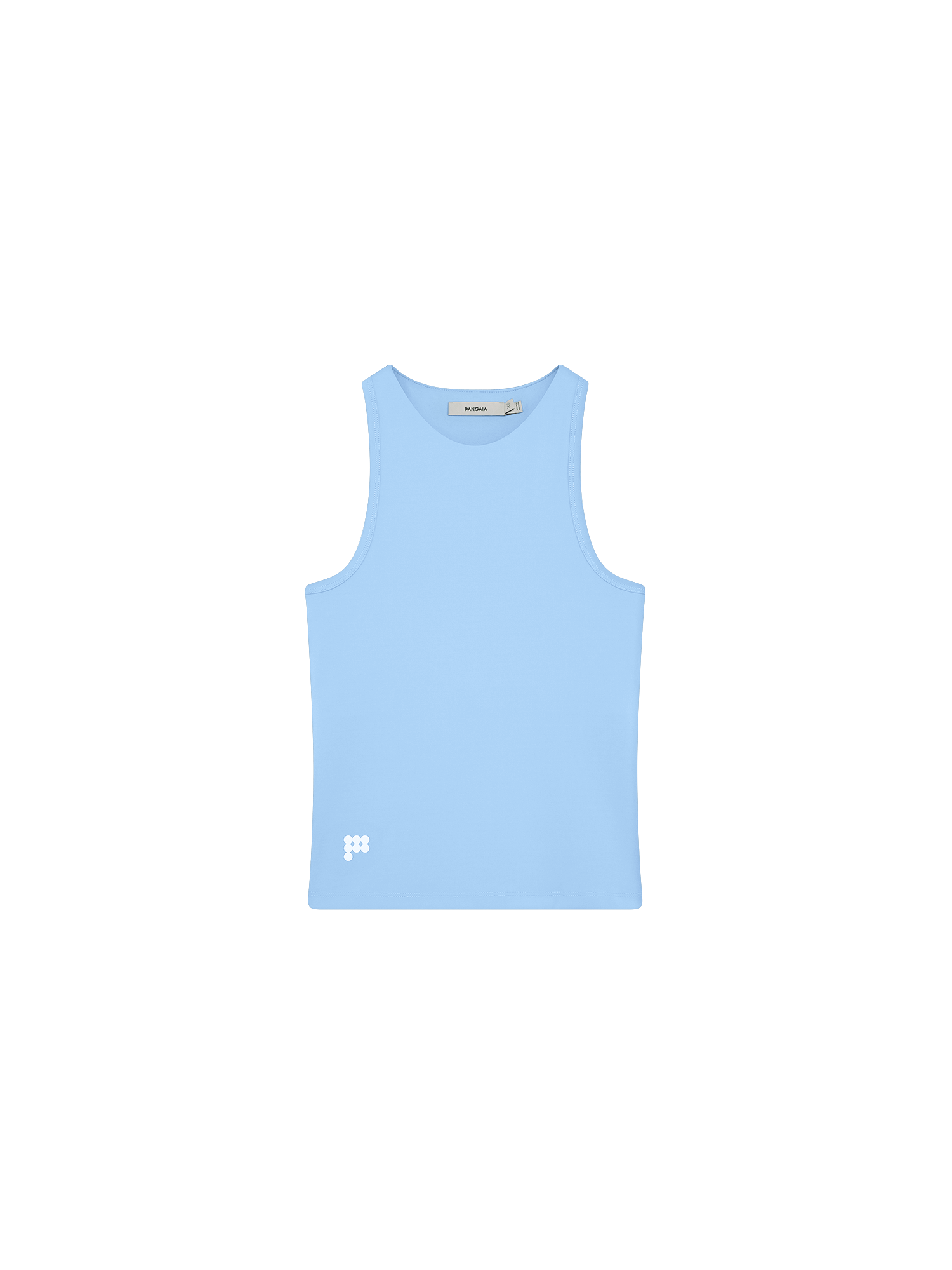 Womens Court Side Tank Top—Dewdrop Blue