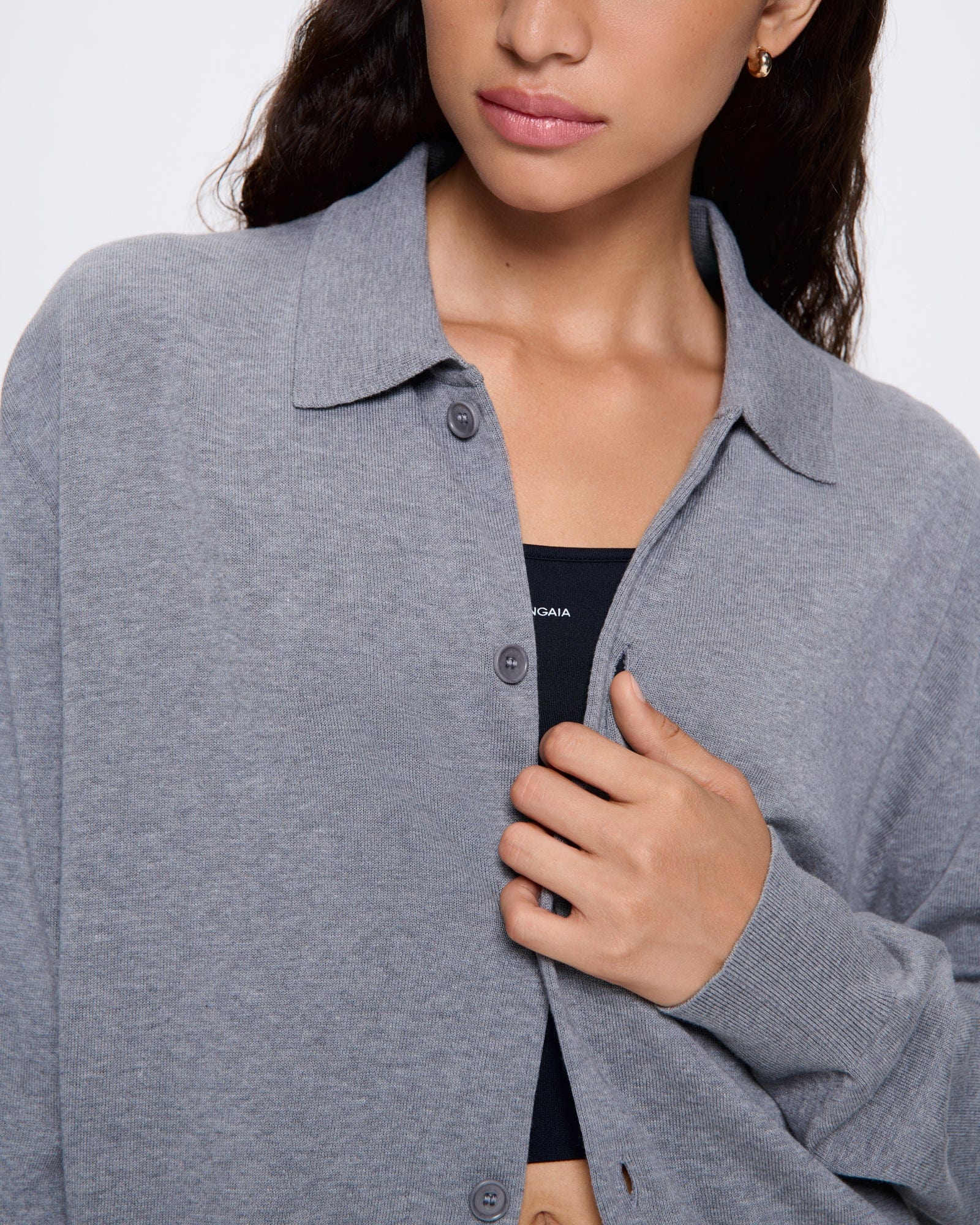 DNA_KNITTED-COLLARED-SHIRT_GREY-MARL_WOMENS_DETAIL