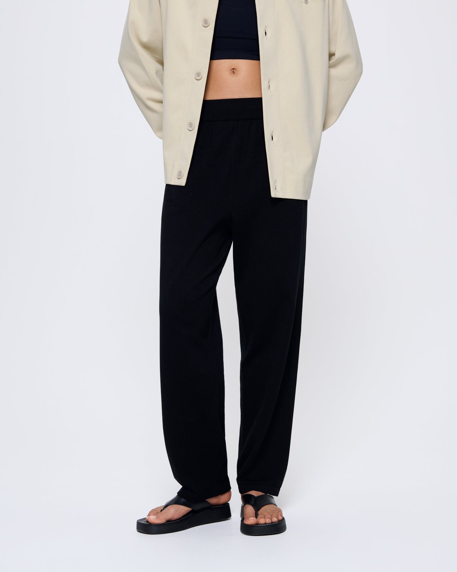 DNA_KNITTED-STRAIGHT-LEG_TRACK-PANTS_BLACK_WOMENS_FRONT