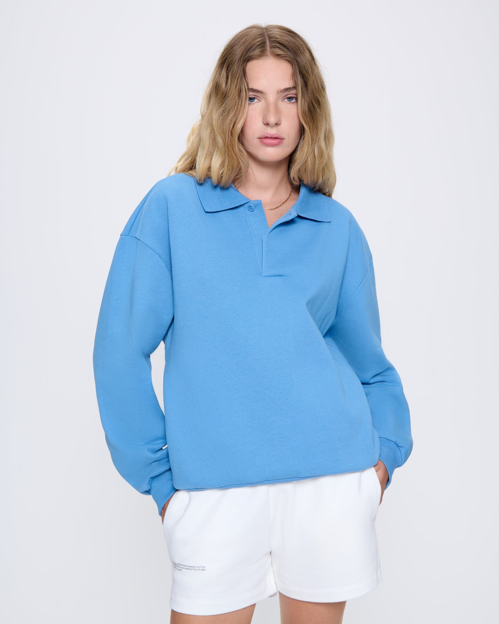 DNA_POLO-NECK_SWEATSHIRT_SUMMIT-BLUE_WOMENS_FRONT