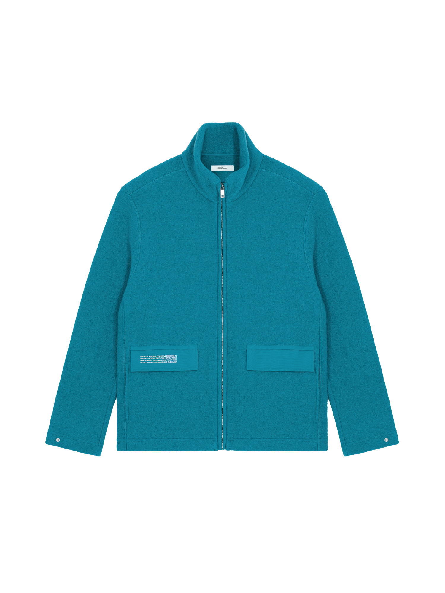 Womens DNA Utility Wool Jacket—scarab teal