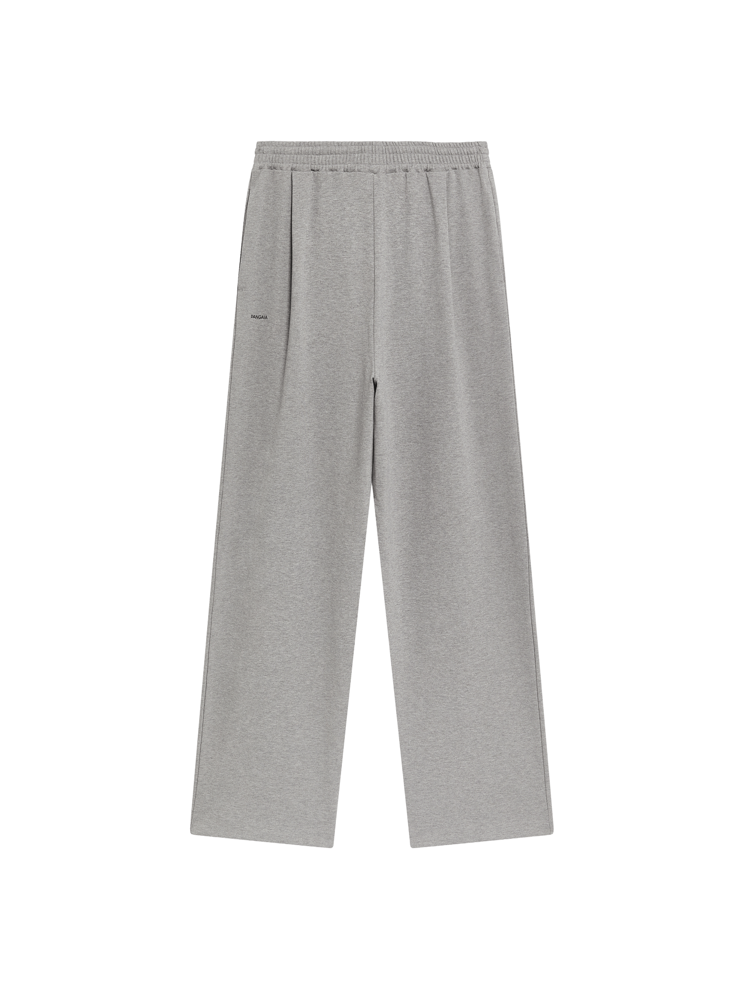 Womens Double Jersey Pleated Trousers—Grey Marl