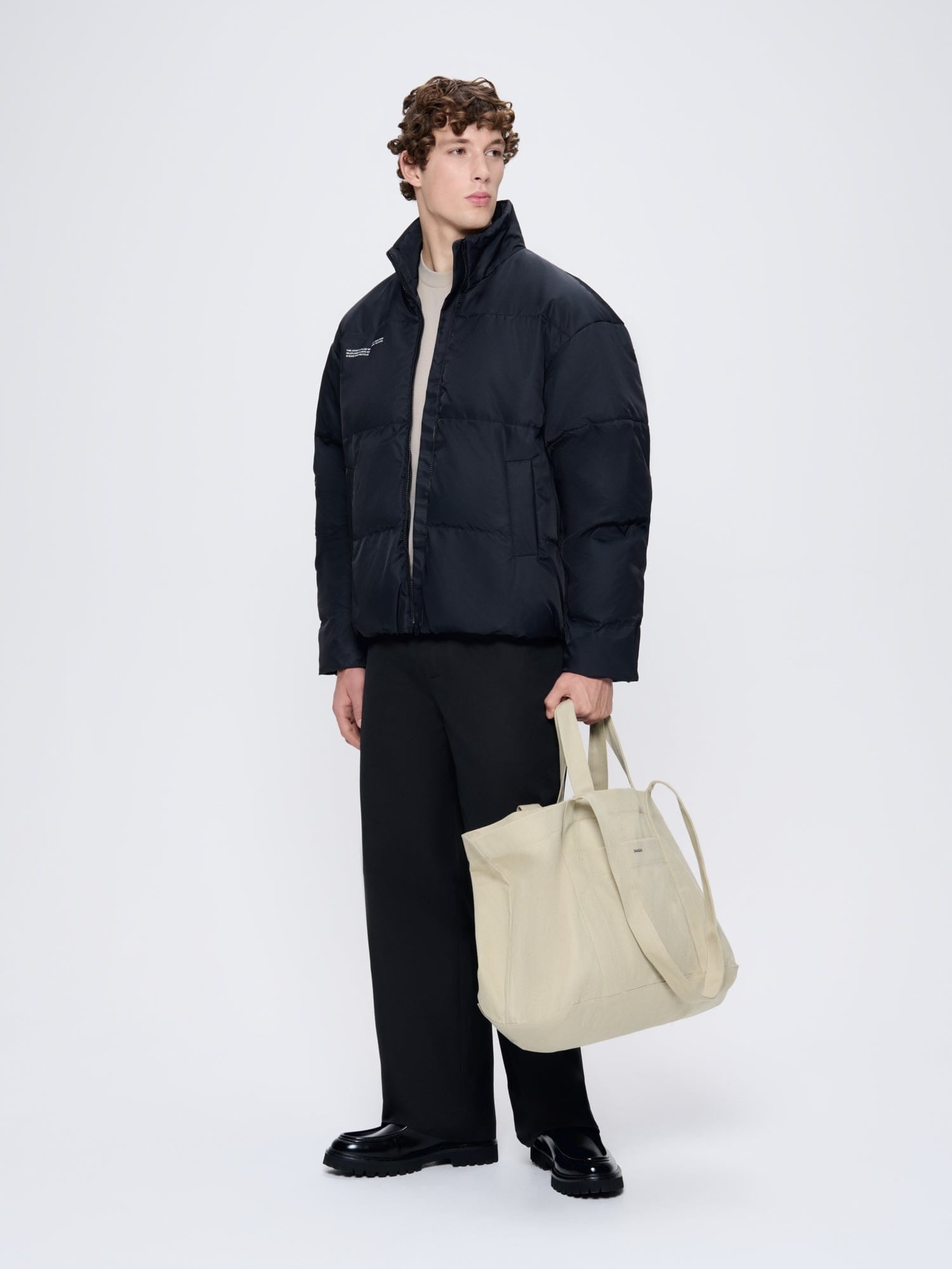 Mens FLWRDWN™ Bomber Jacket—black