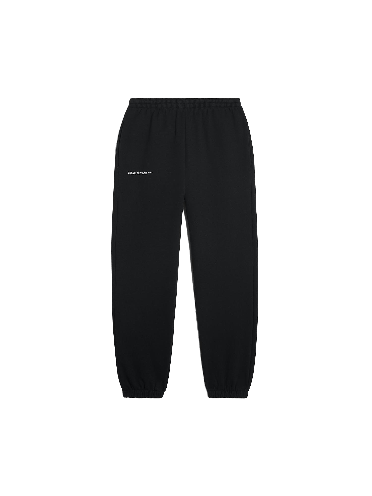 Black cotton track pants sale