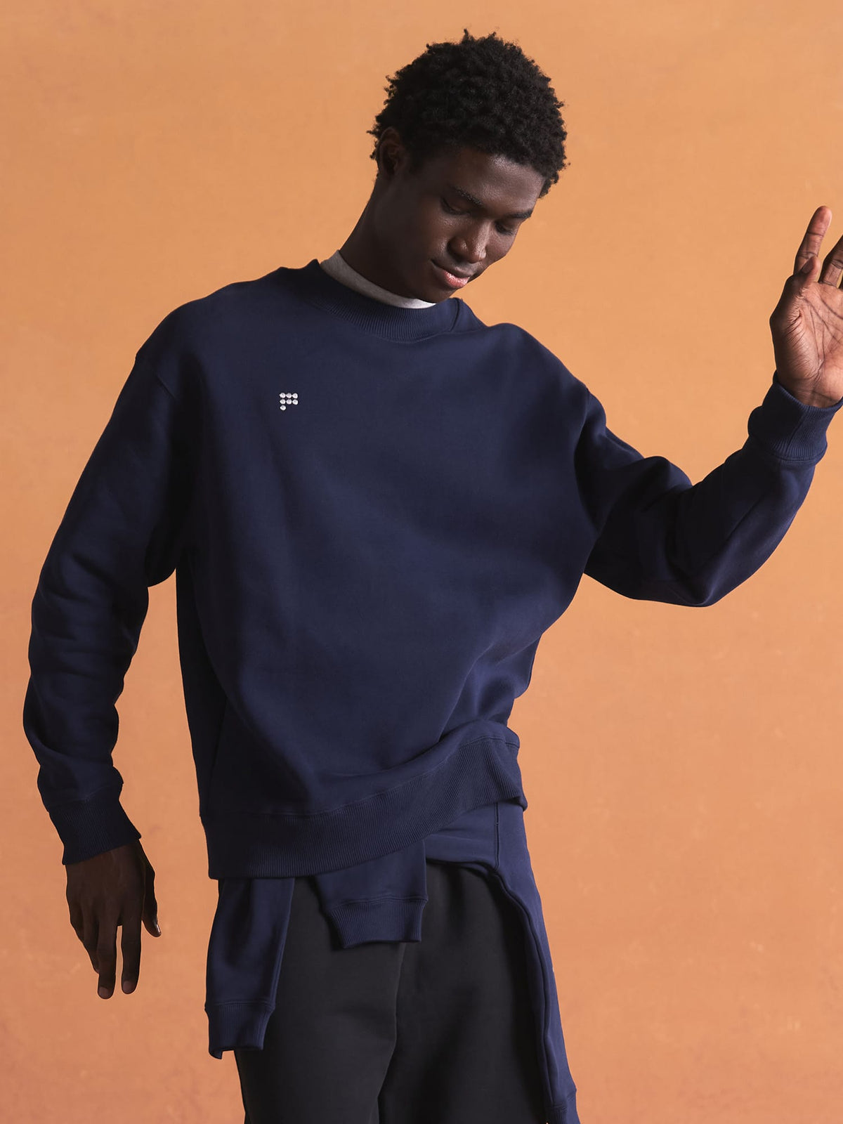 Mens Heavyweight Sweatshirt—Ocean Navy