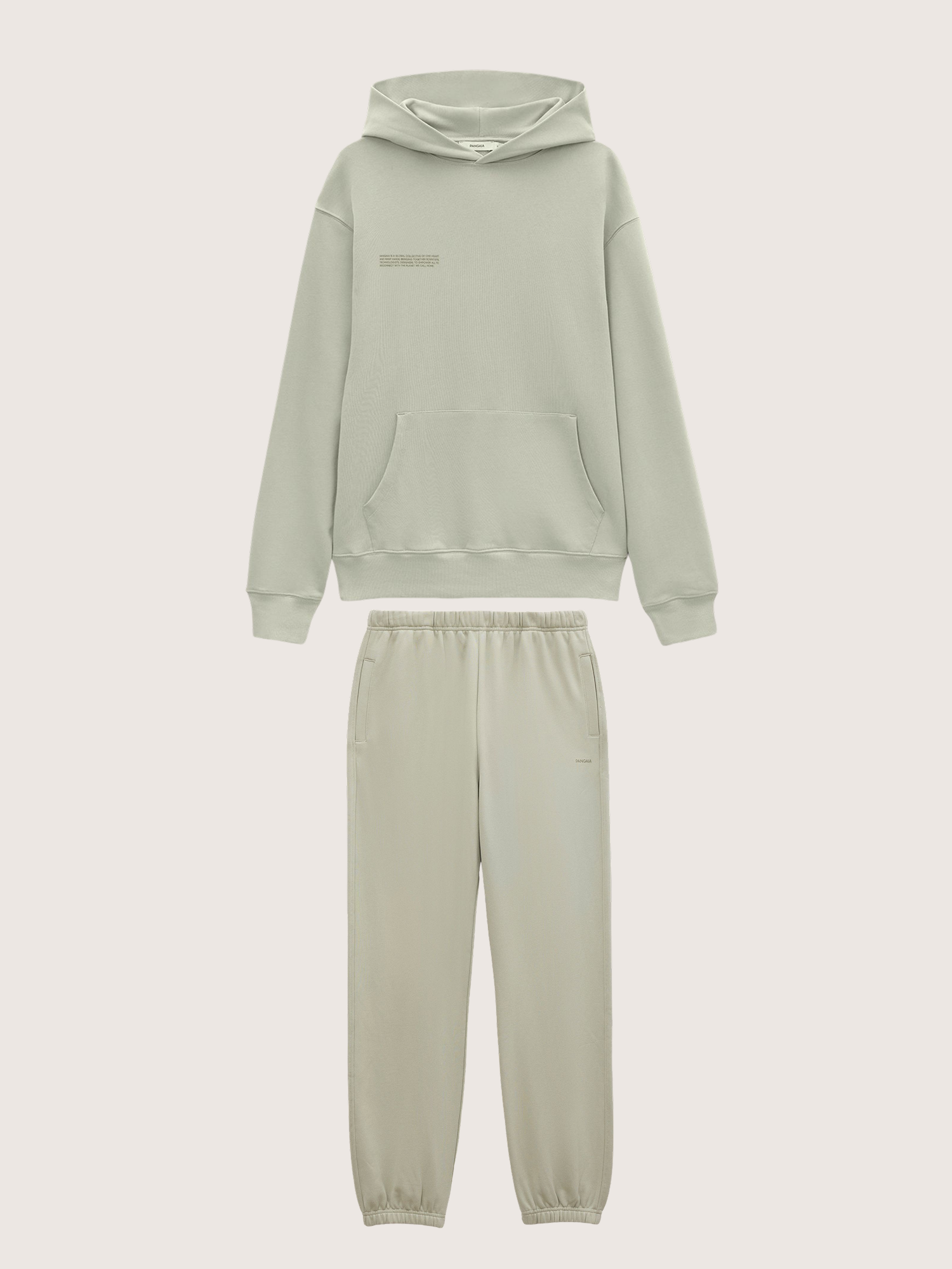 Mens Midweight Hoodie and Track Pants Set—Iron Fade