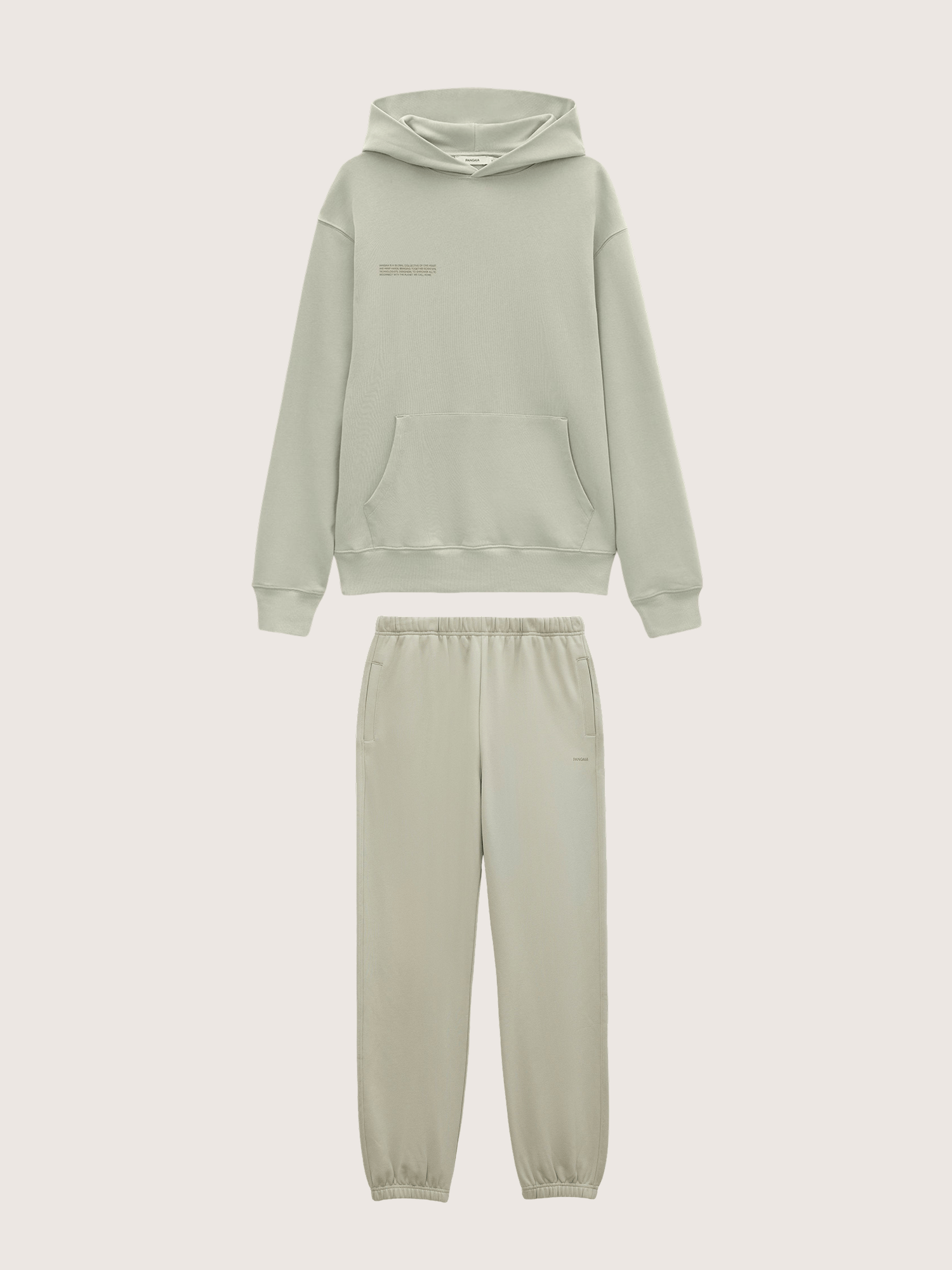 Mens Midweight Hoodie and Track Pants Set—Iron Fade