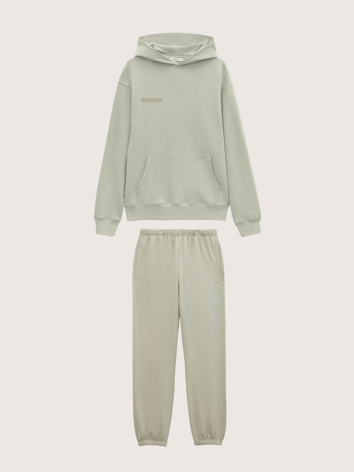 Mens Midweight Hoodie and Track Pants Set—Iron Fade
