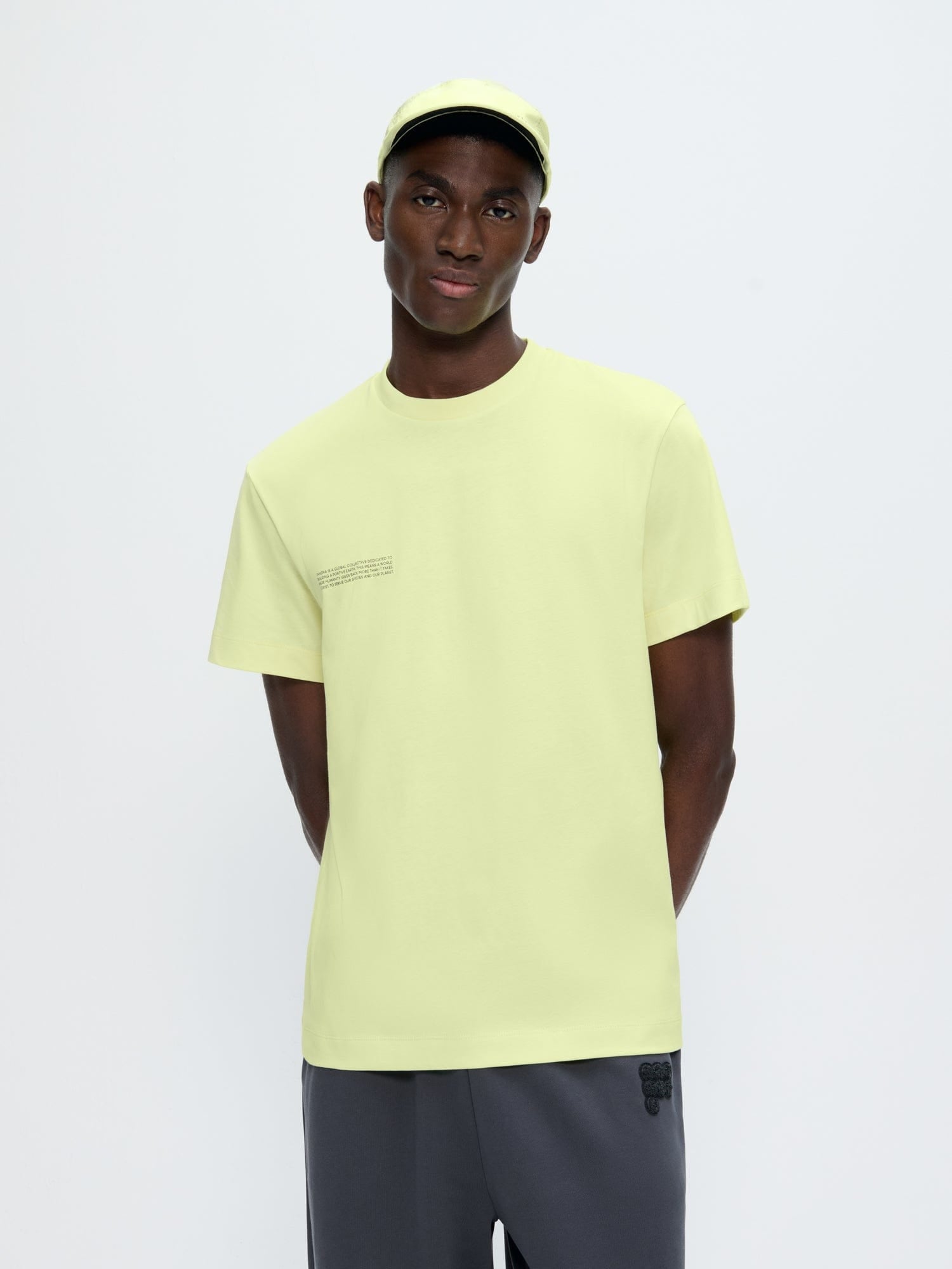 Mens 365 Midweight T-shirt—Soft Lime