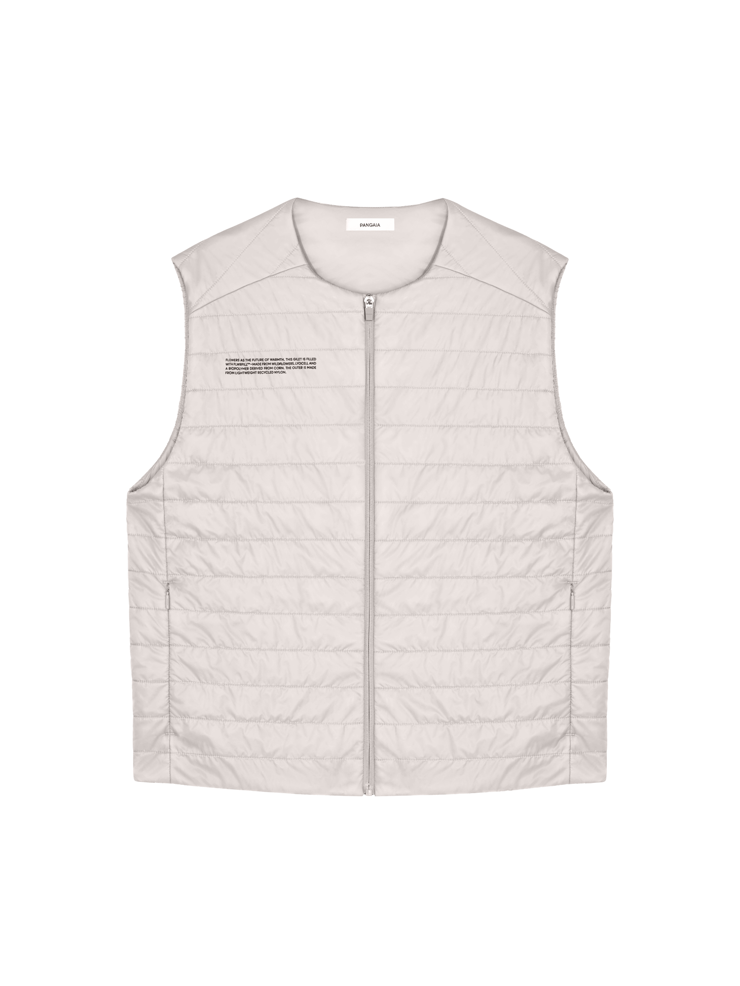 Mens Flower-Warmth Lite Gilet—Wheat Beige