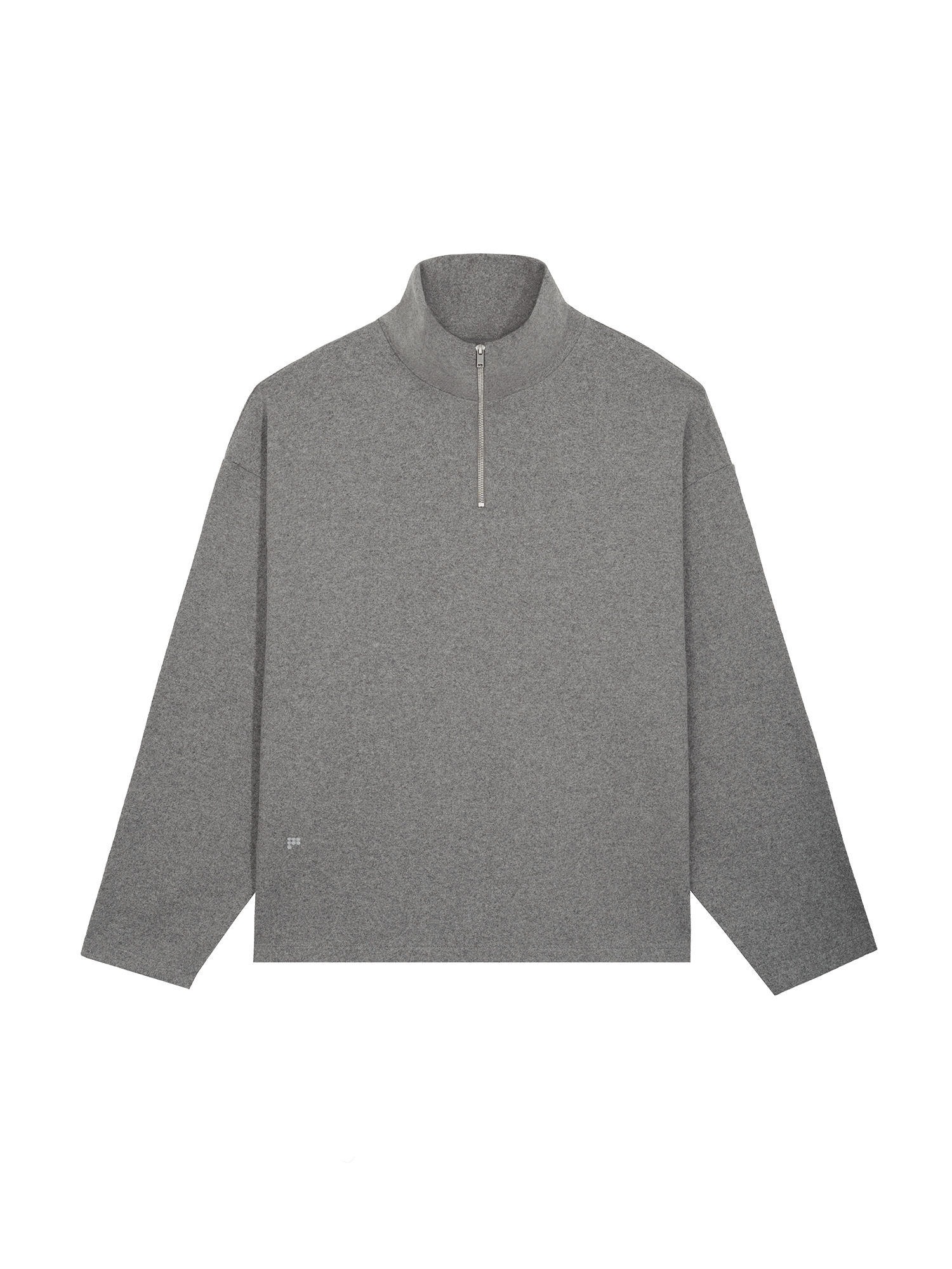 Mens-Wool-Jersey-Half-Zip-Sweatshirt-Volcanic-Grey-packshot-2