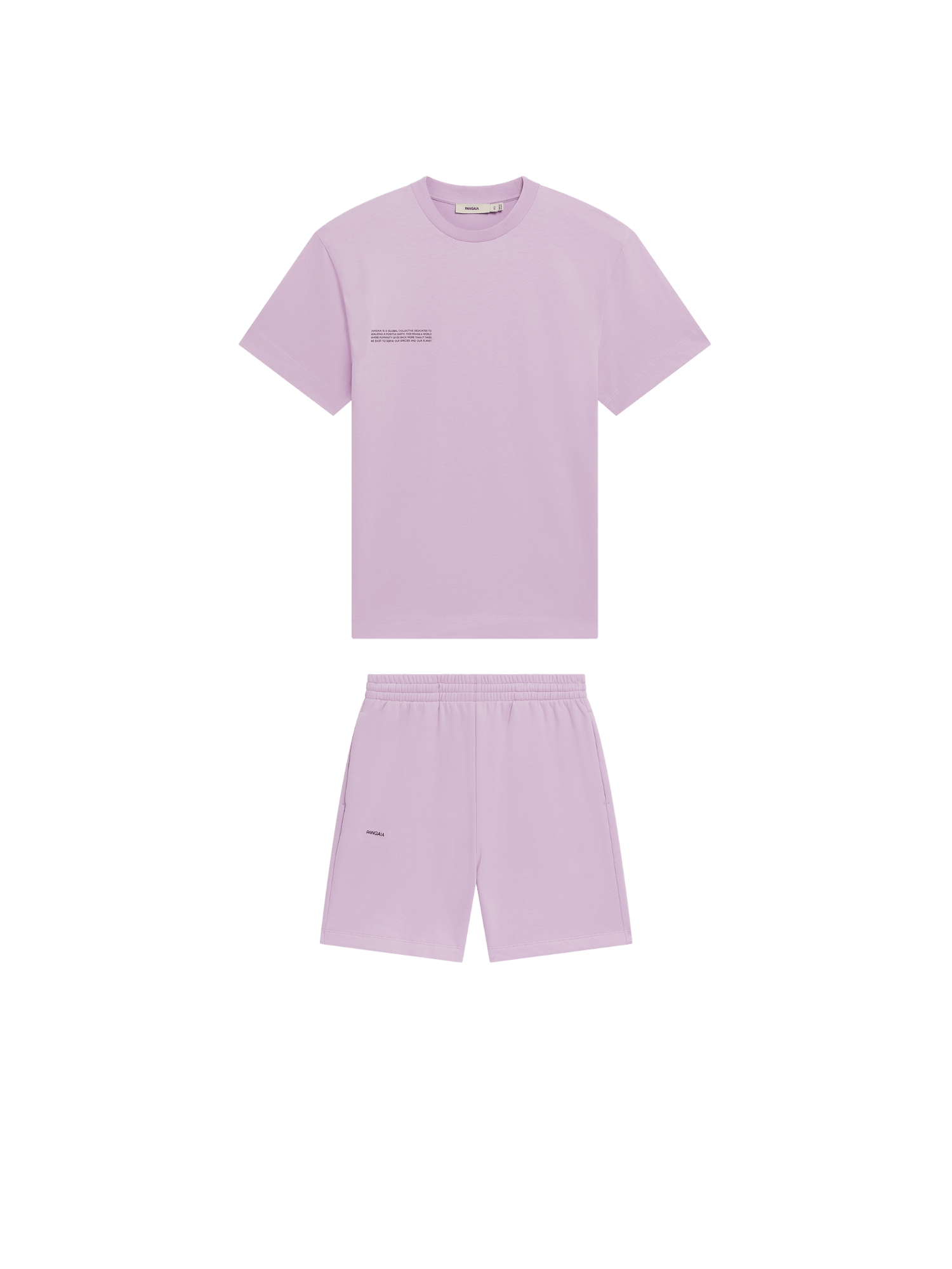 Womens 365 T-shirt and Mid-Length Shorts Bundle—Crocus Purple