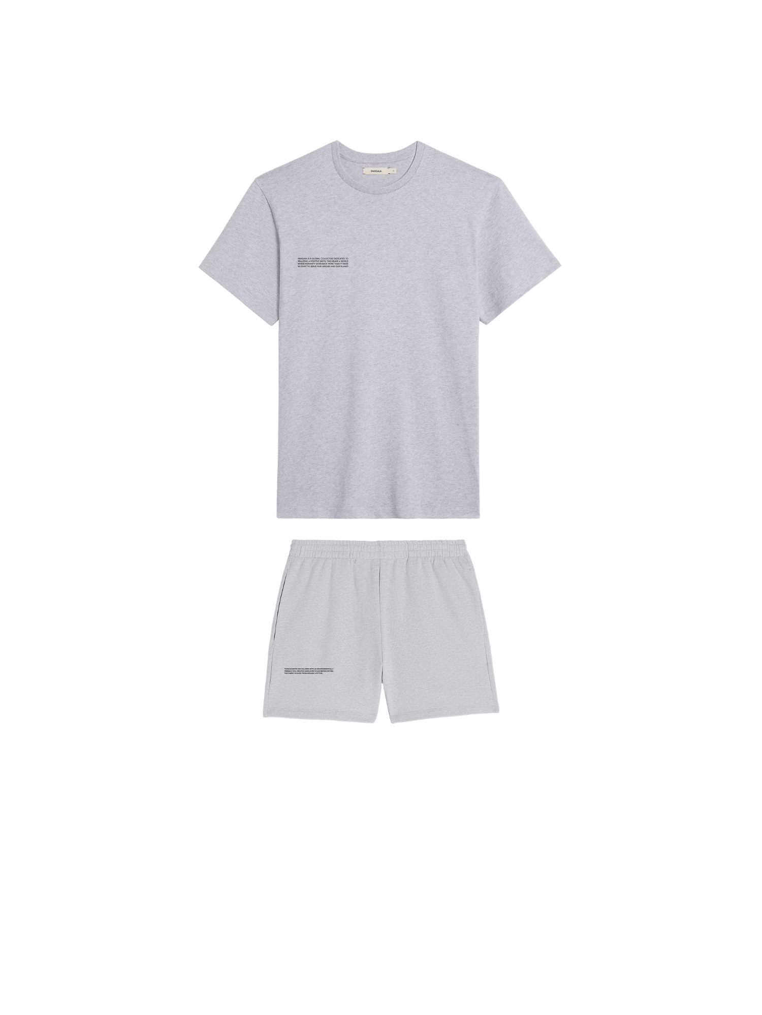 Mens 365 T-shirt and Shorts Bundle—Grey Marl