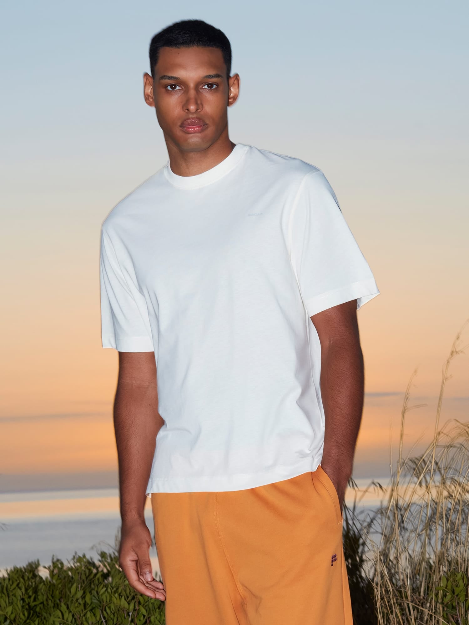 Mens Midweight Plain T-Shirt—Soft Void
