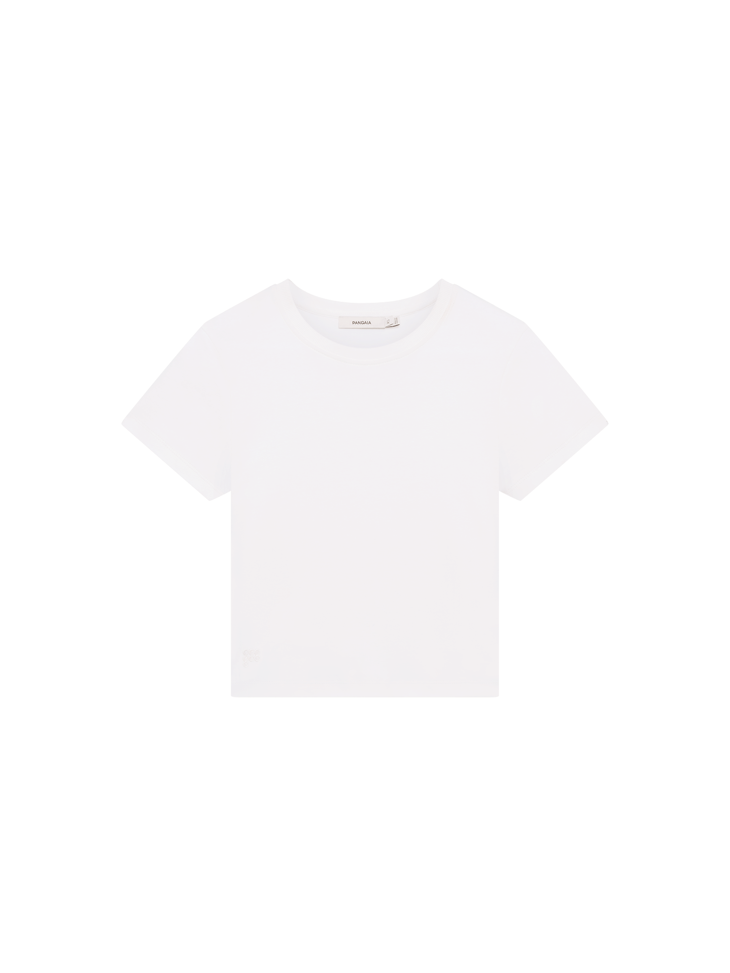 Womens Cropped T-Shirt—Off-White