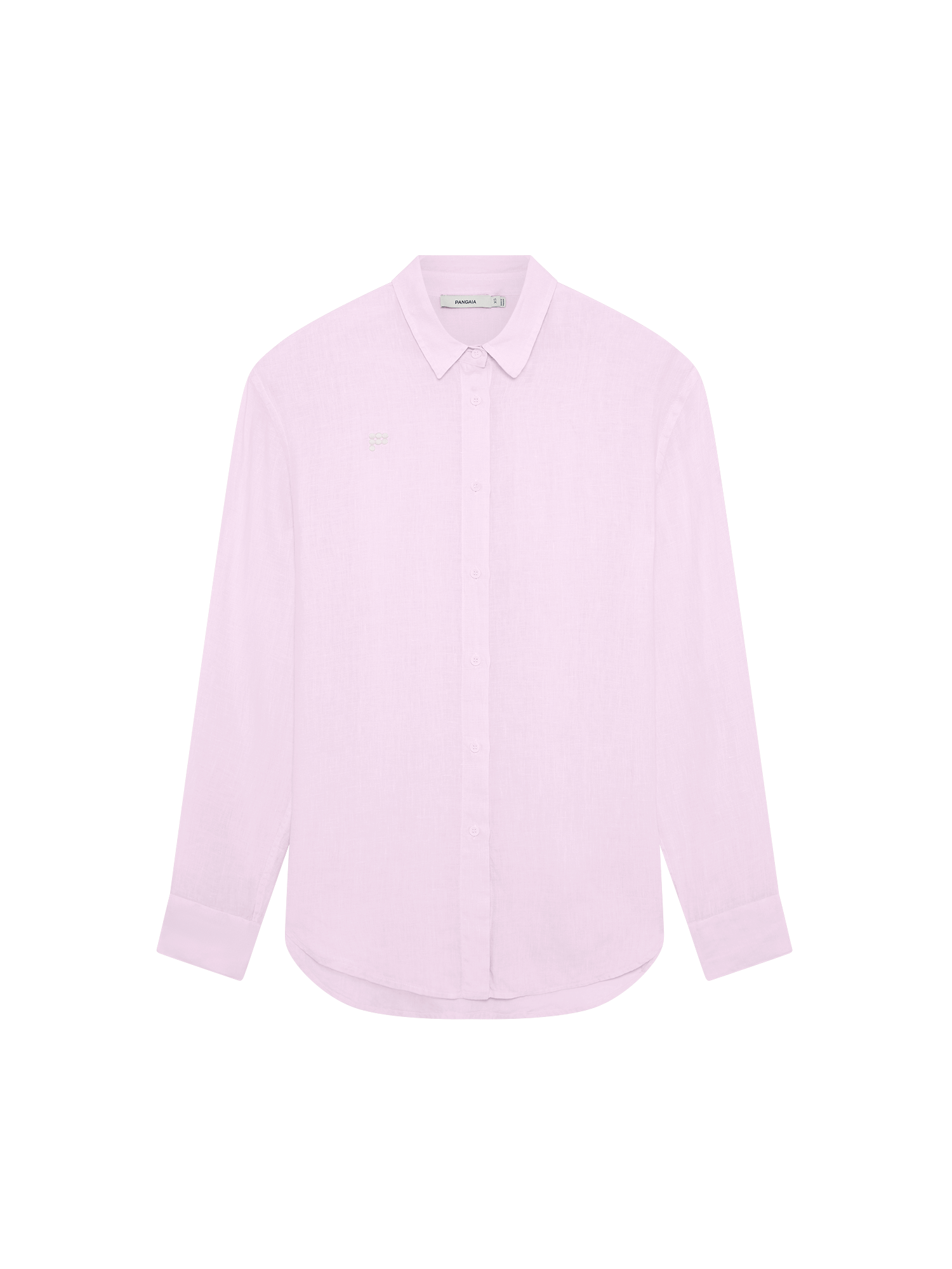 Womens Linen Overshirt—Light Lilac