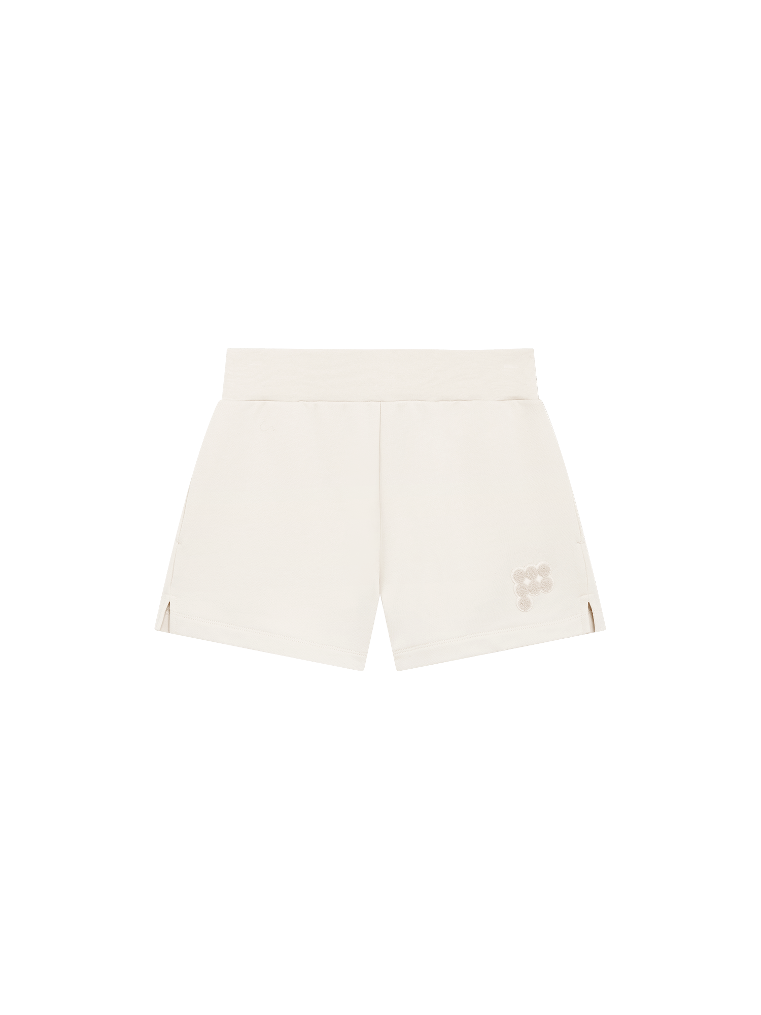 Womens Midweight Shorts—Bone White