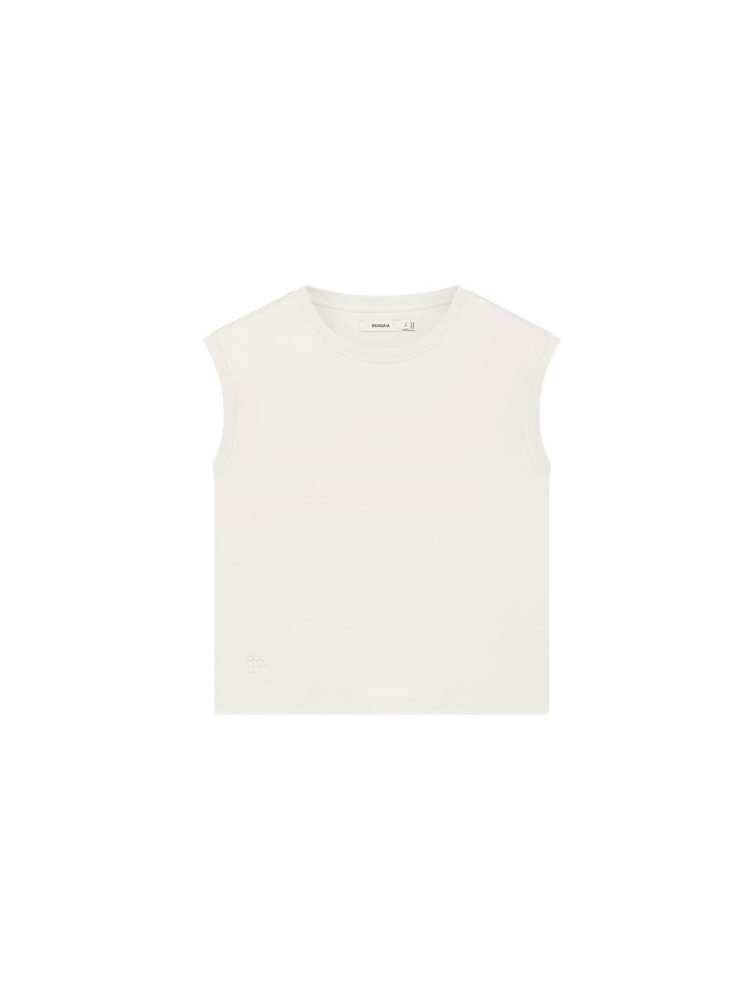 Womens Sleeveless T-Shirt—Bone White