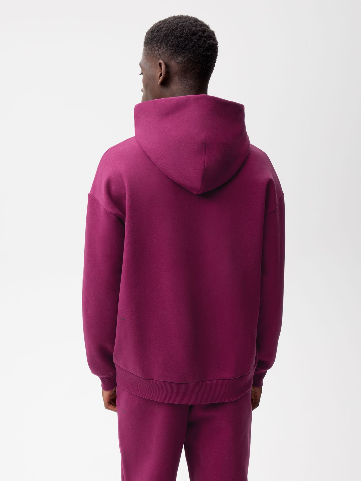 Signature Hoodie—plum purple male