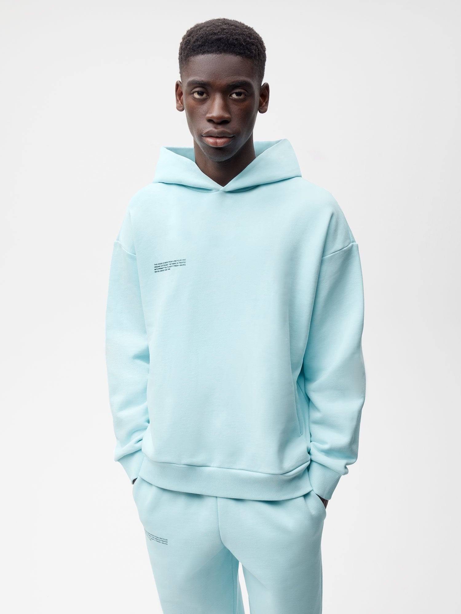 Signature Hoodie—powder blue male