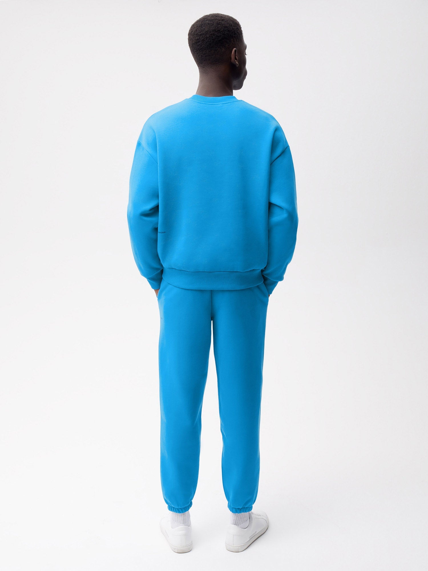 Signature Track Pants—cerulean blue male