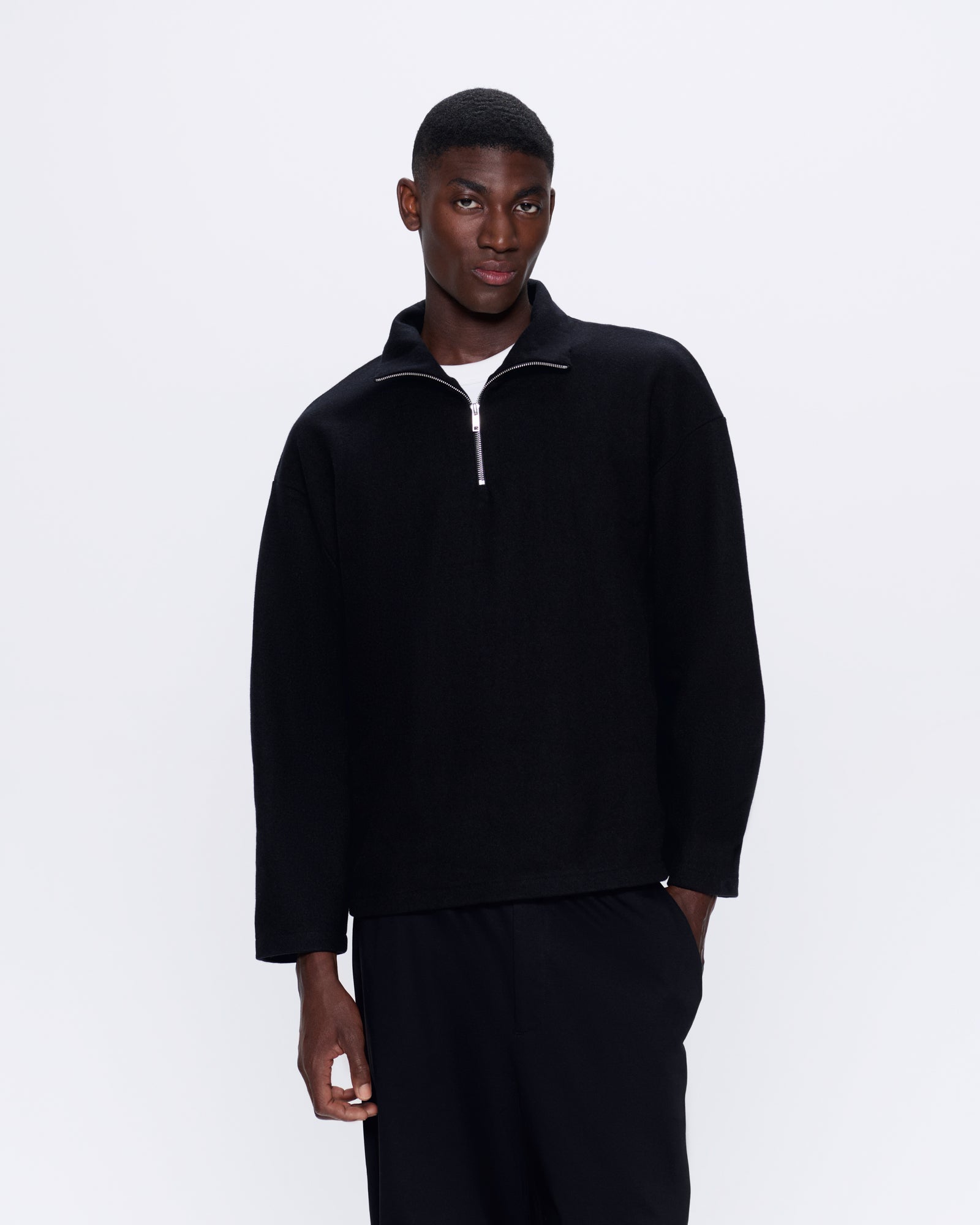 WOOL_JERSEY_HALF_ZIP_SWEATSHIRT_BLACK_MENS_FRONT