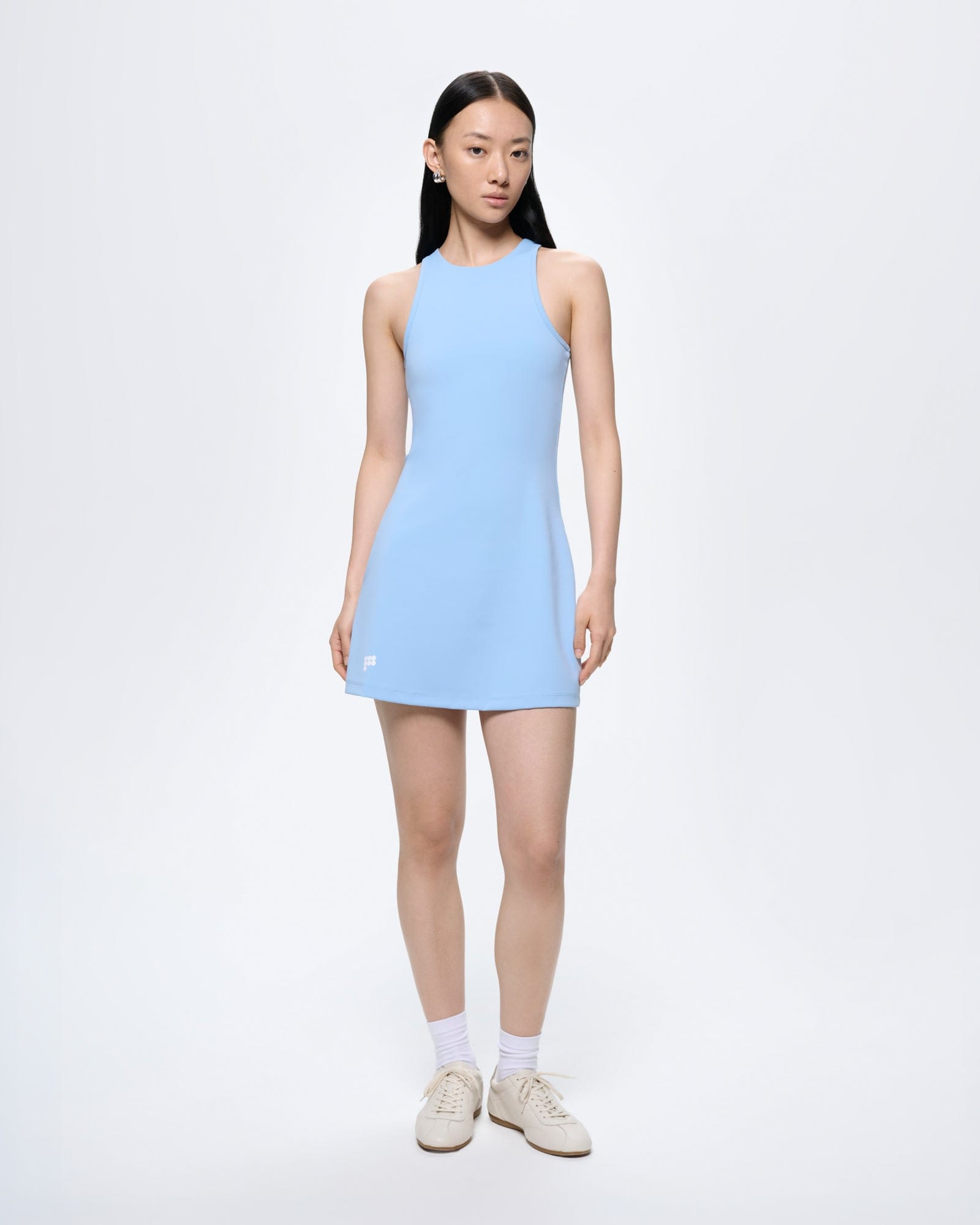 Womens Court Side Dress—Dewdrop Blue