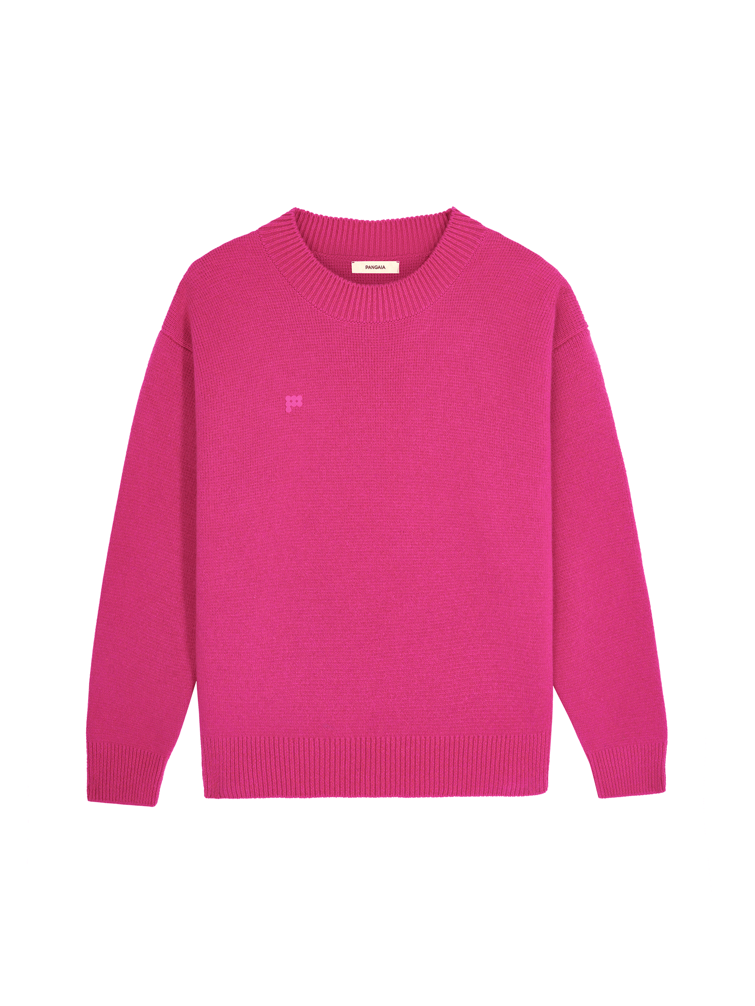 Womens_Recycled_Cashmere_Knit_Crew_Neck_Sweater_Tourmaline_Pink-packshot-2