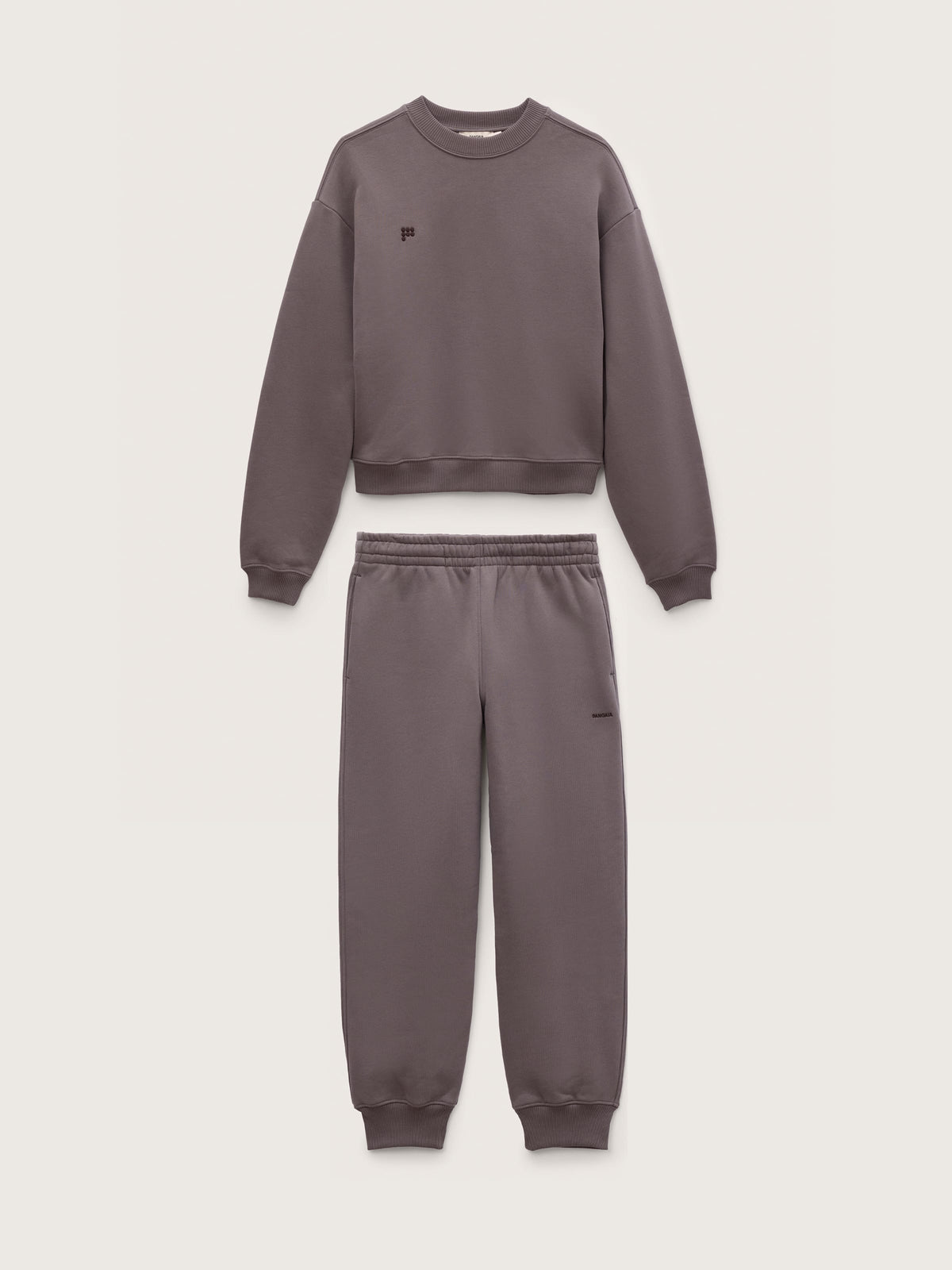 Womens Heavyweight Sweatshirt and Track Pants Set—Slate Escape