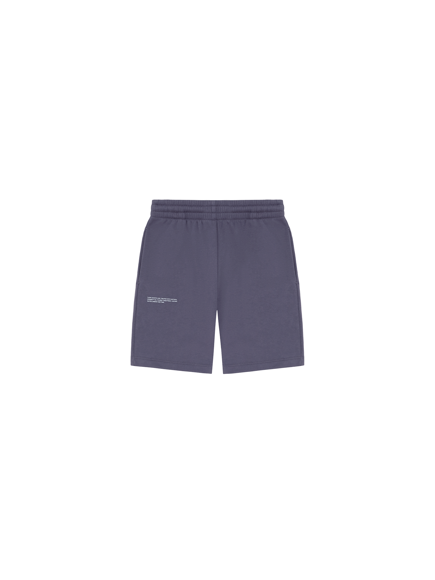 Archive Kids' 365 Midweight Long Shorts slate blue packshot, organic cotton PPRMINT™ treated