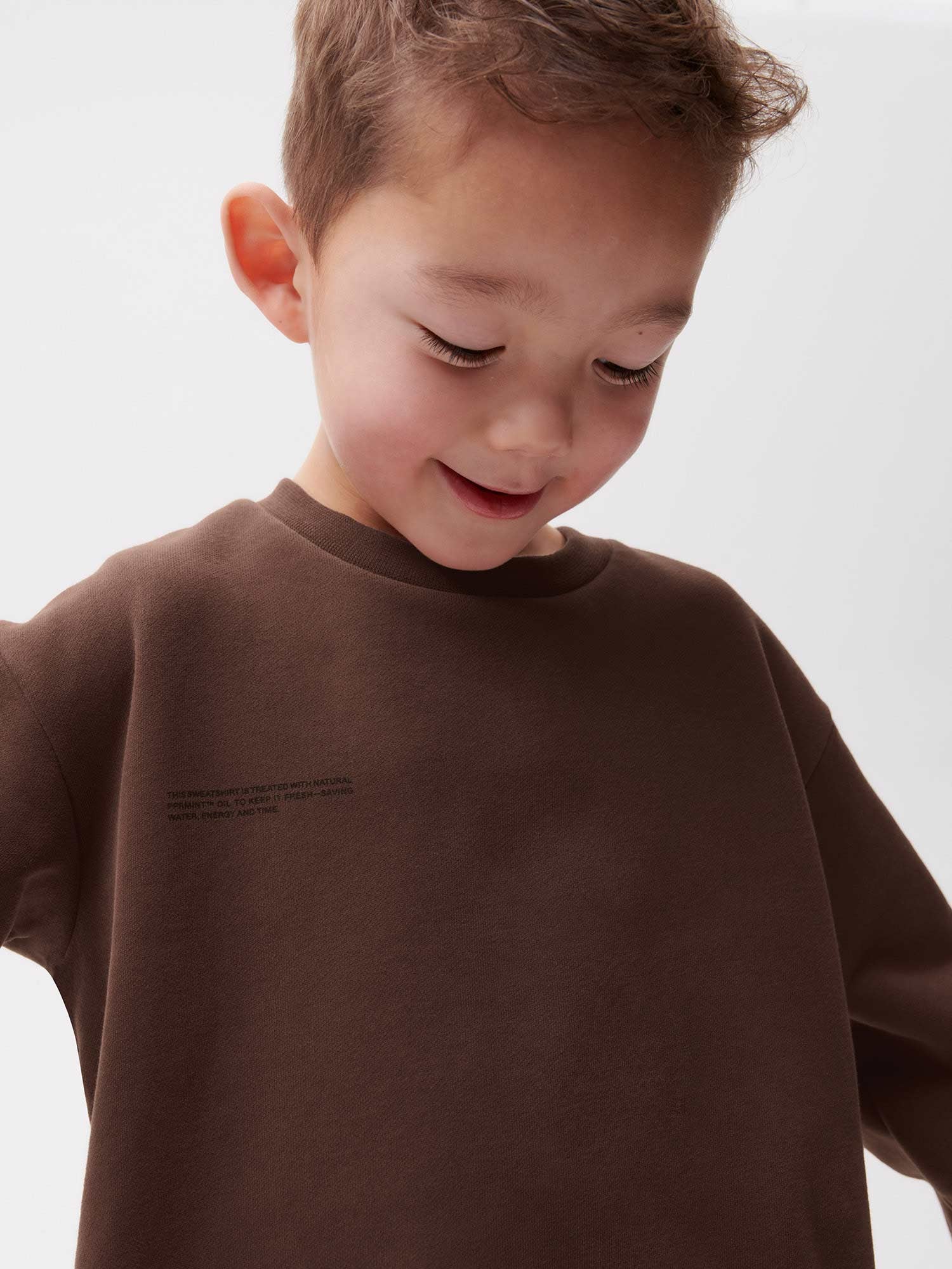 Kids Sweatshirt Chestnut Brown