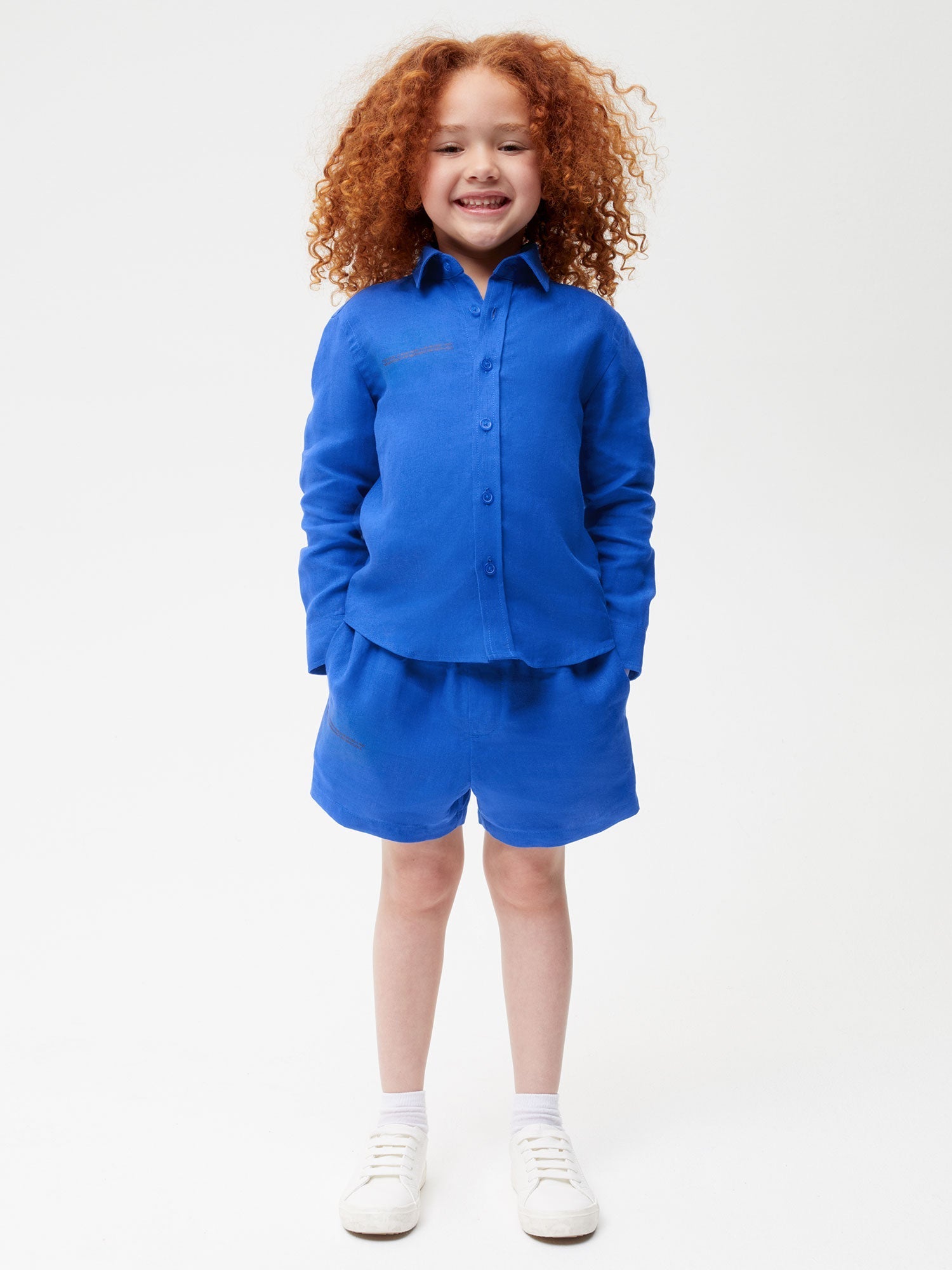 Kids Aloe Linen Long Sleeve Shirt