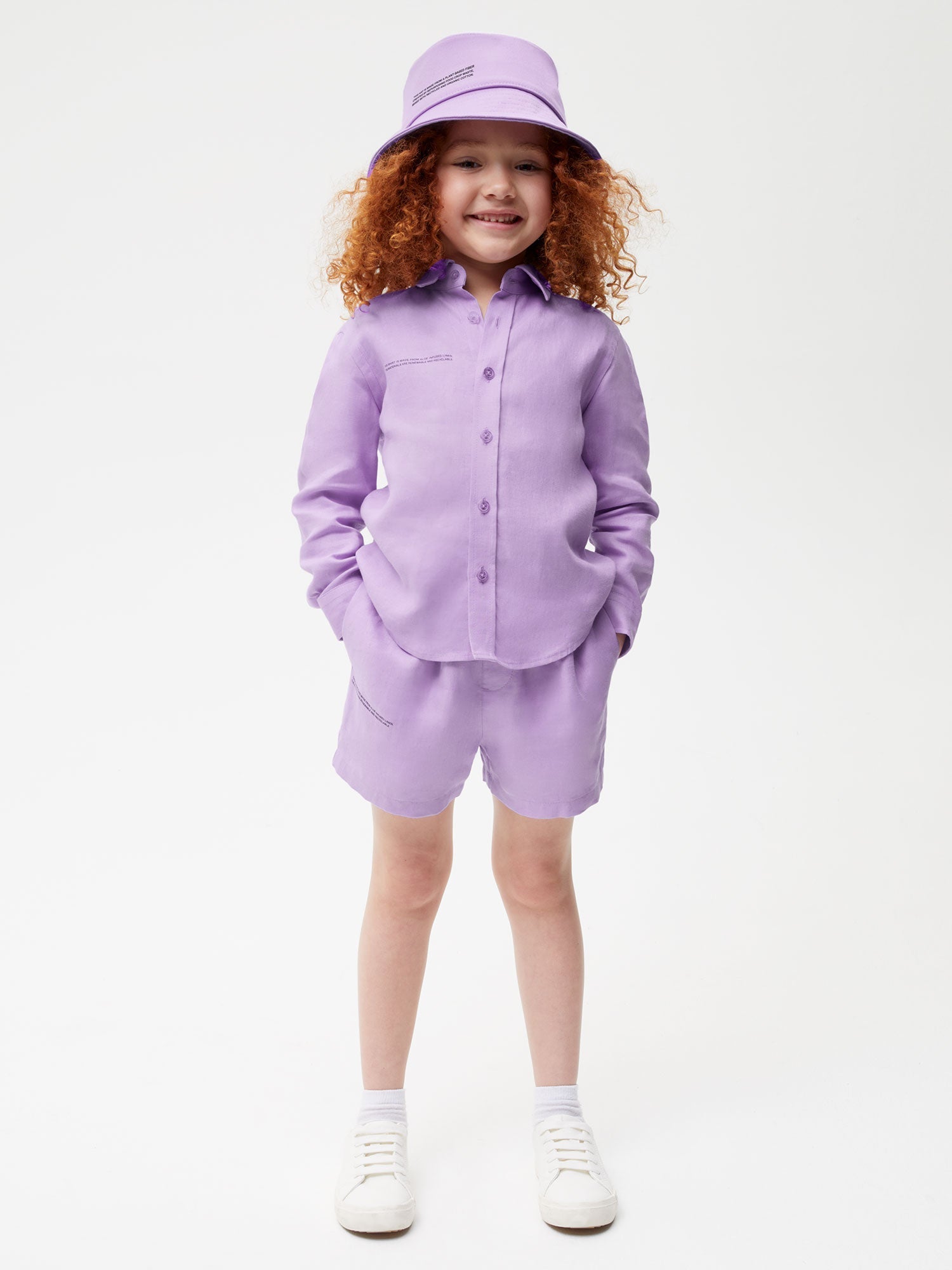 Kids Aloe Linen Long Sleeve Shirt