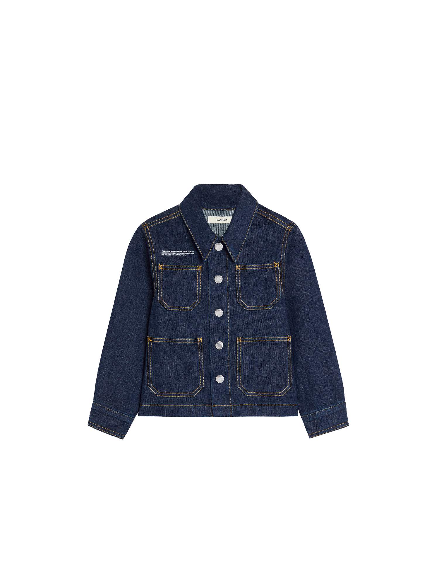 Kid's Denim Jacket—rinse wash-packshot-3