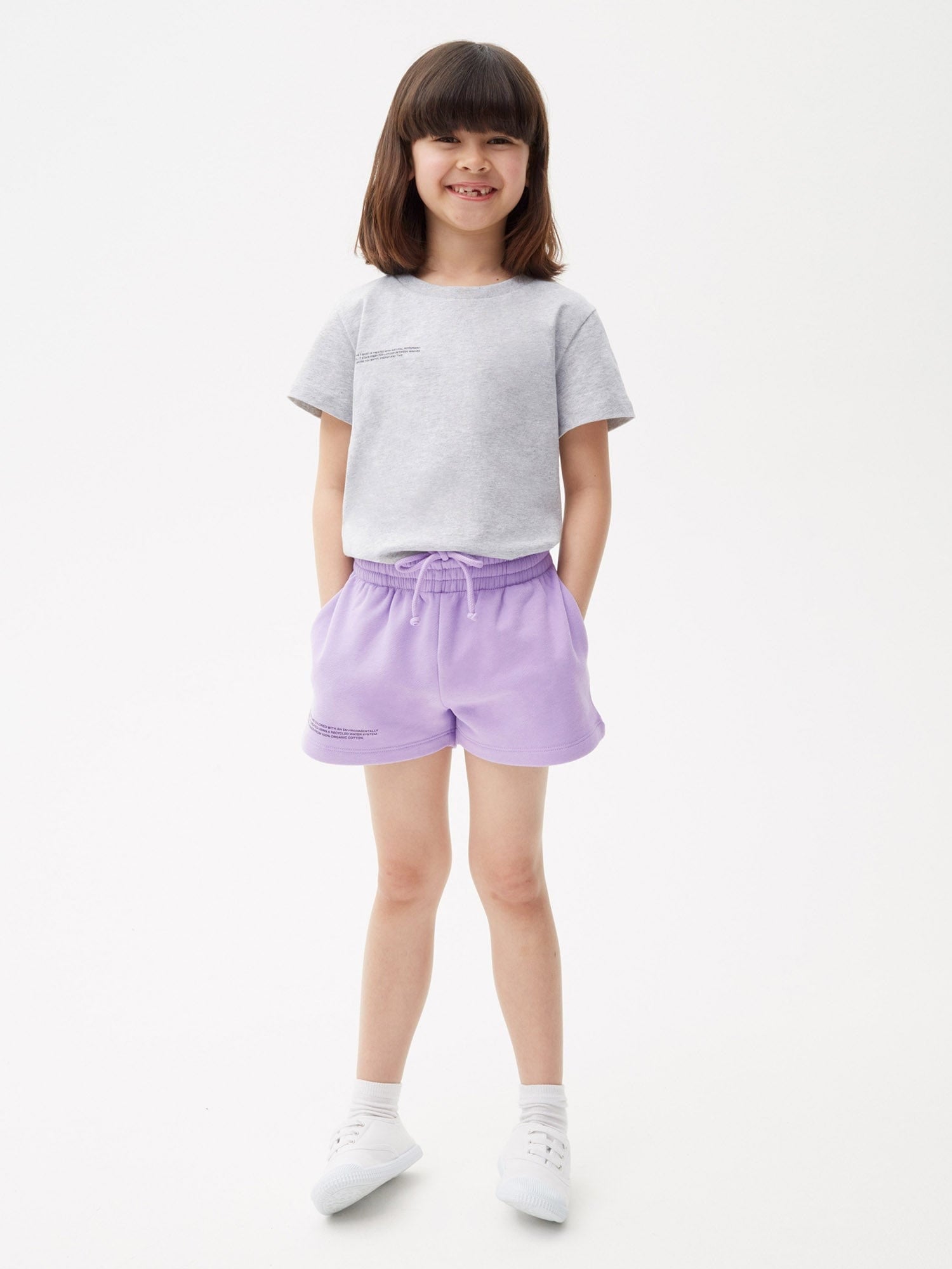 Kids Organic Cotton Shorts Orchid Purple