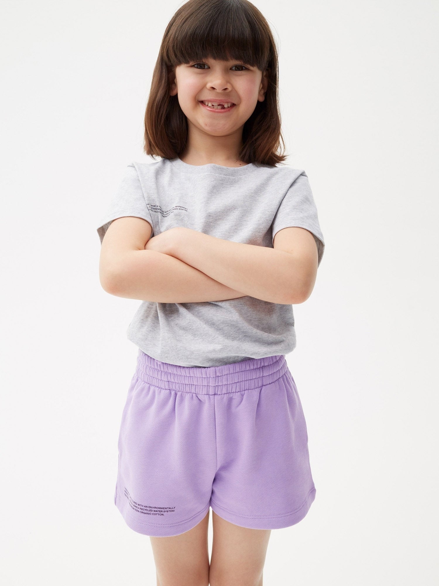 Kids Organic Cotton Shorts Orchid Purple