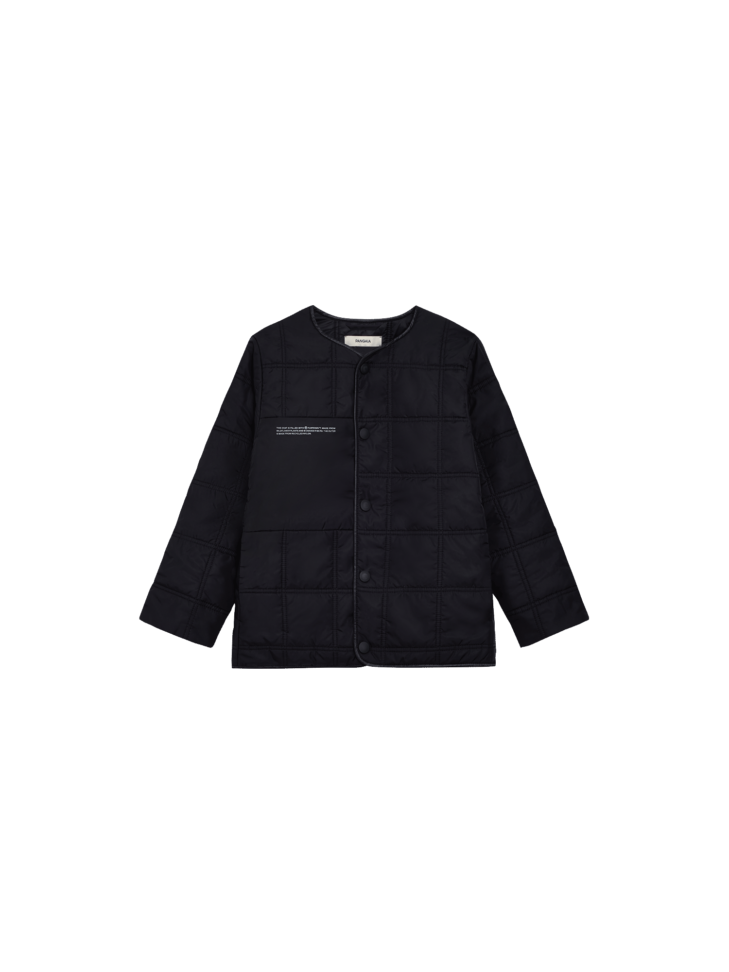 Kids-Recycled-Nylon-NW-Flwrdwn-Quilted-Collarless-Jacket-Black-packshot-3