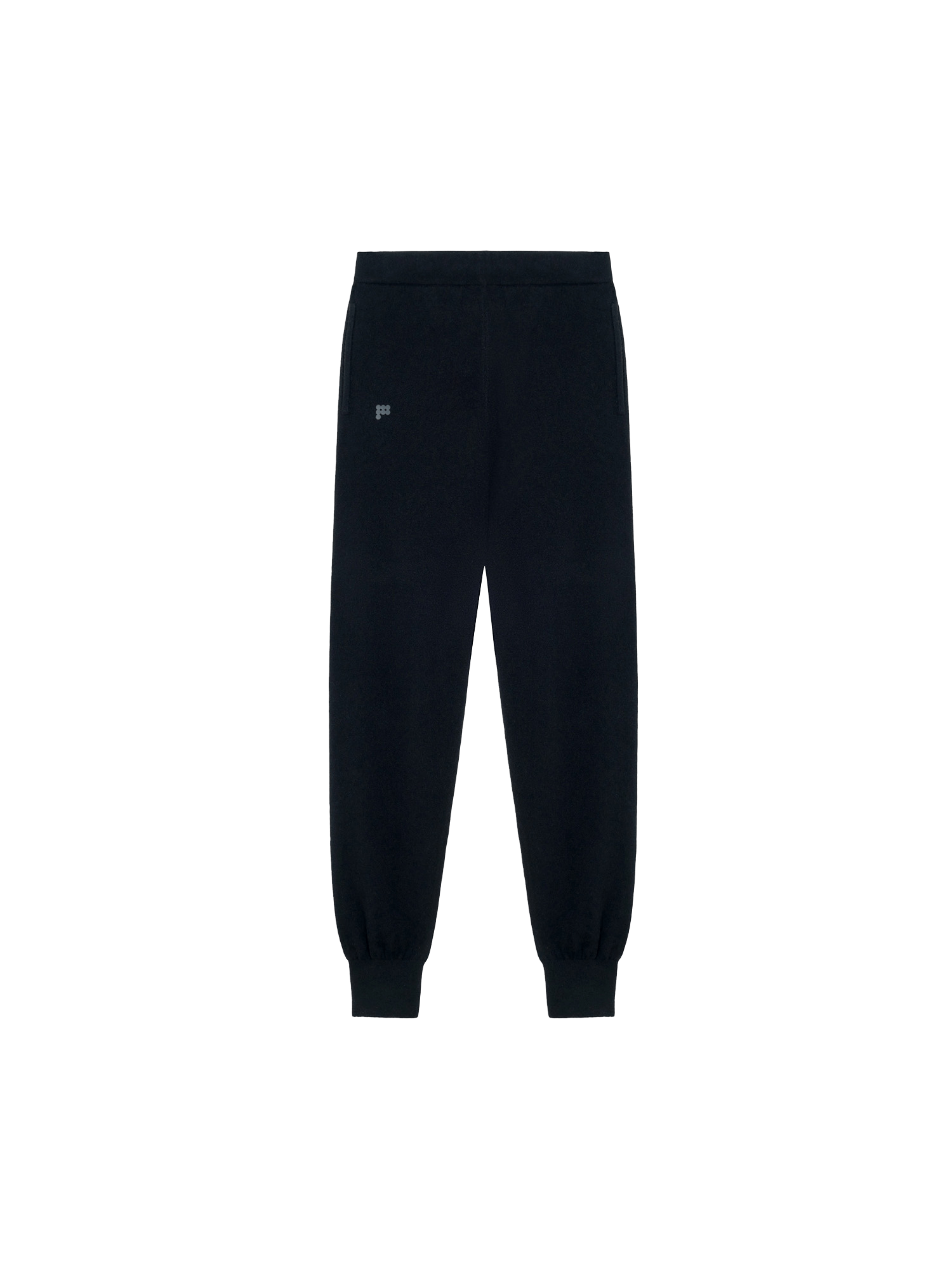 Recycled Cashmere Track Pants—black-packshot-3