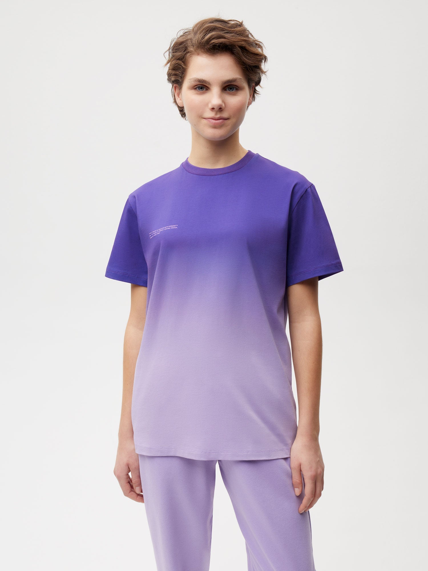 Spring Dawn Organic Cotton T Shirt Twilight Purple Female